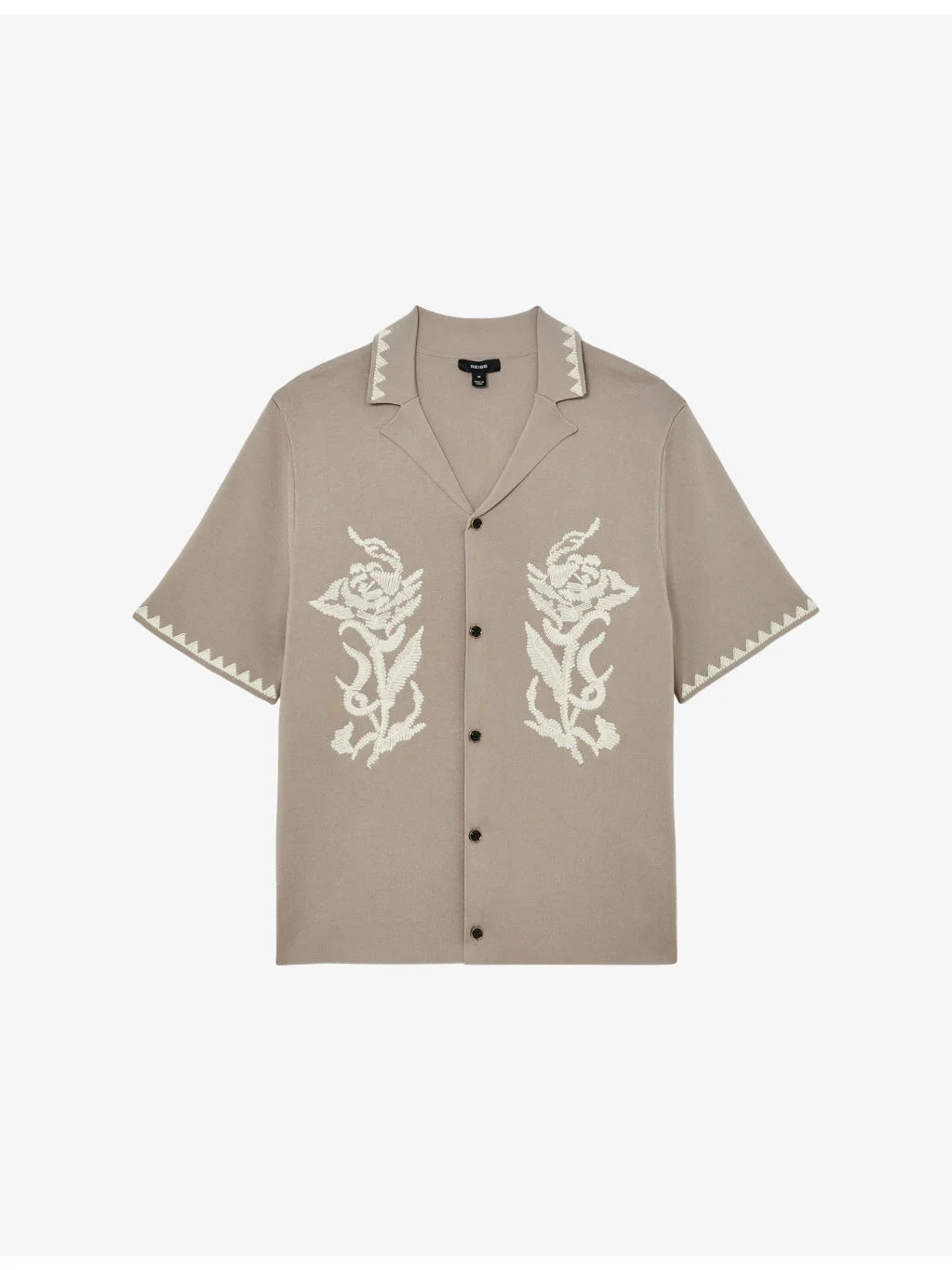 Folia Embroidered Knitted Shirt - 1