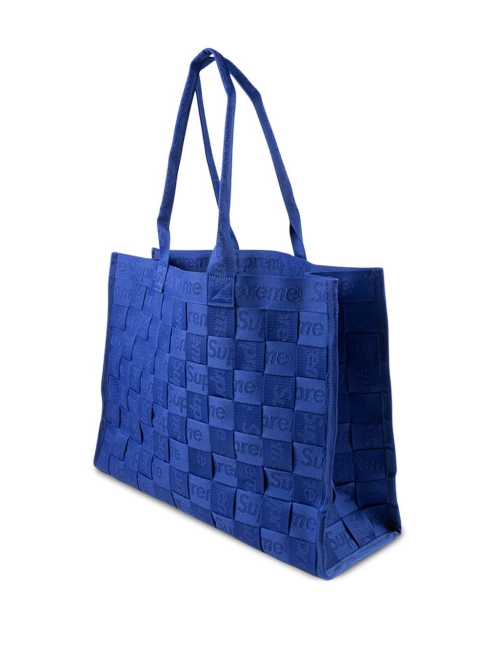 jacquard woven tote bag - 2