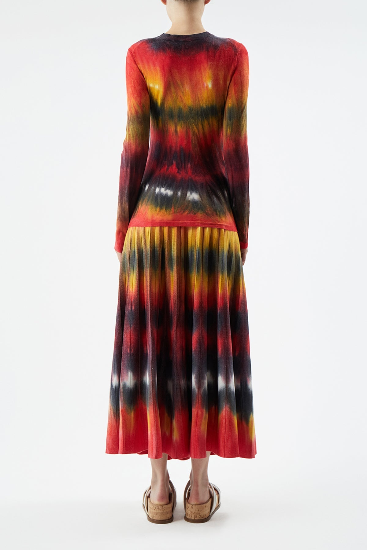 Tie Dye Ella Skirt in Cashmere - 5