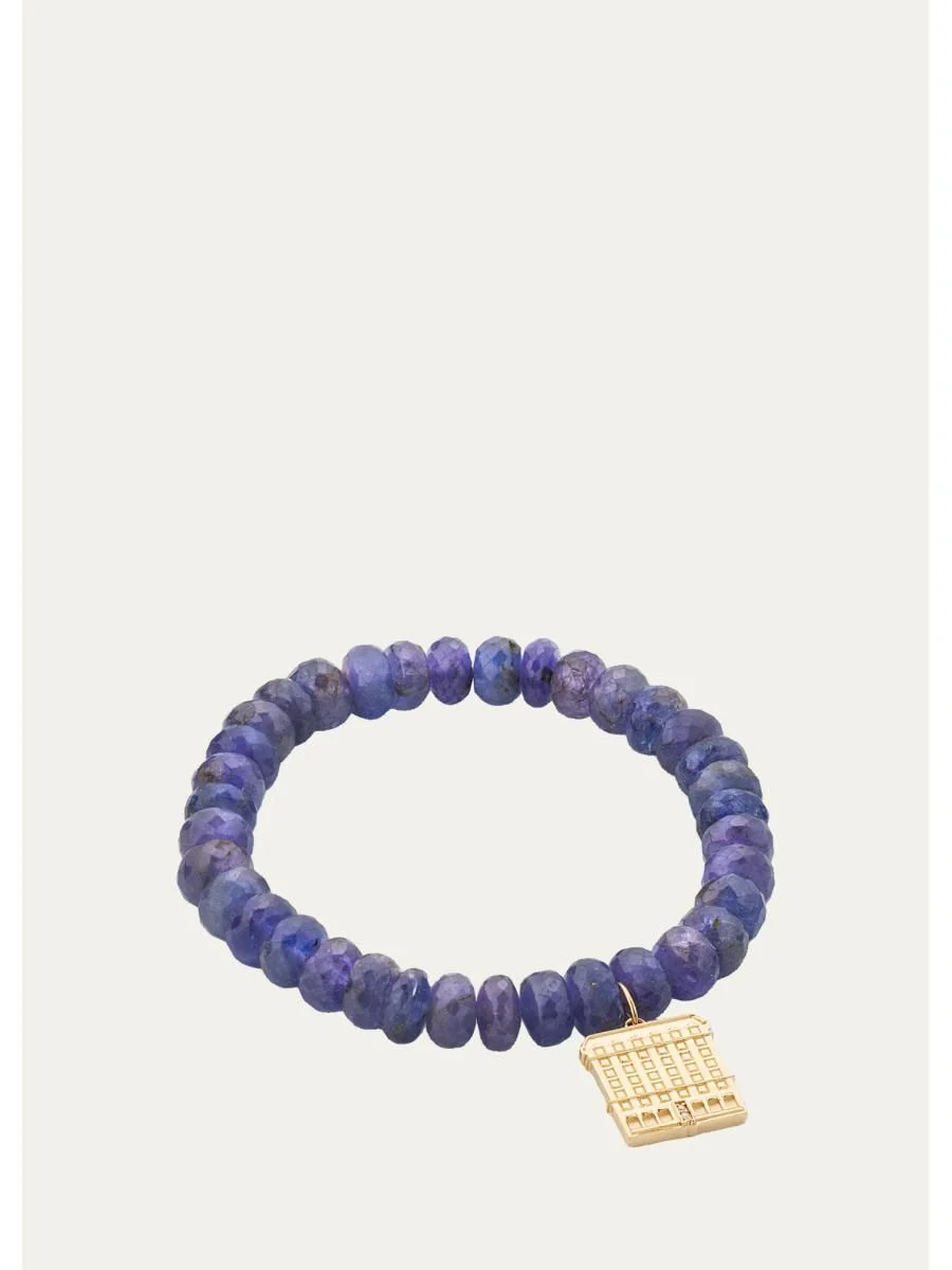 14K Diamond Bergdorf Goodman Anniversary Bracelet with Tanzanite - 1