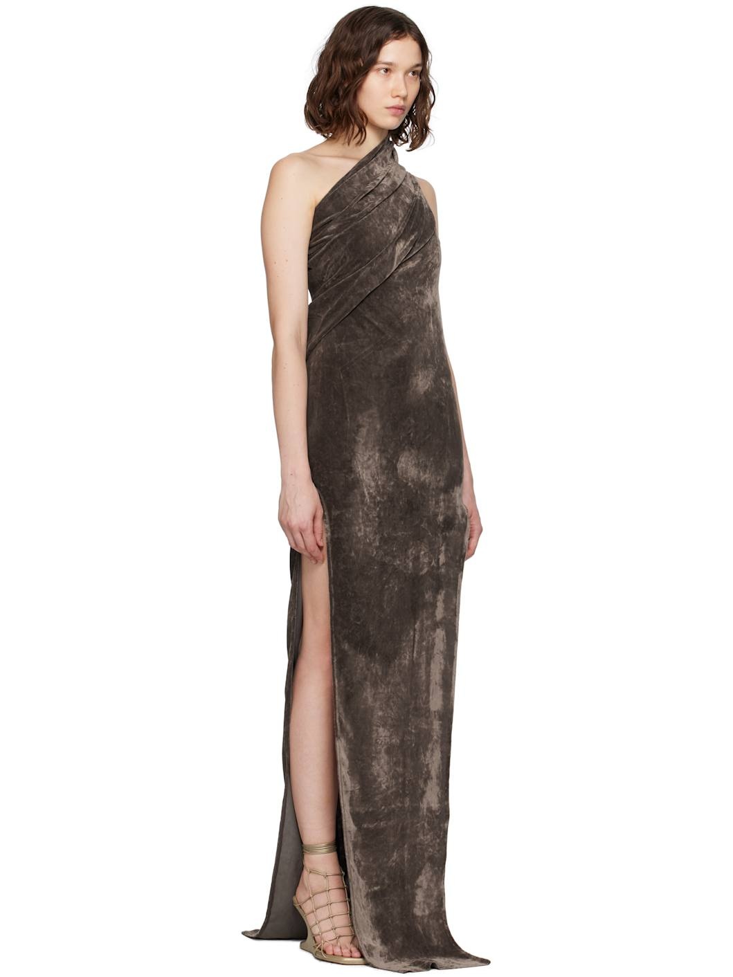 Gray Concordians Athena Arrowhead Maxi Dress - 2