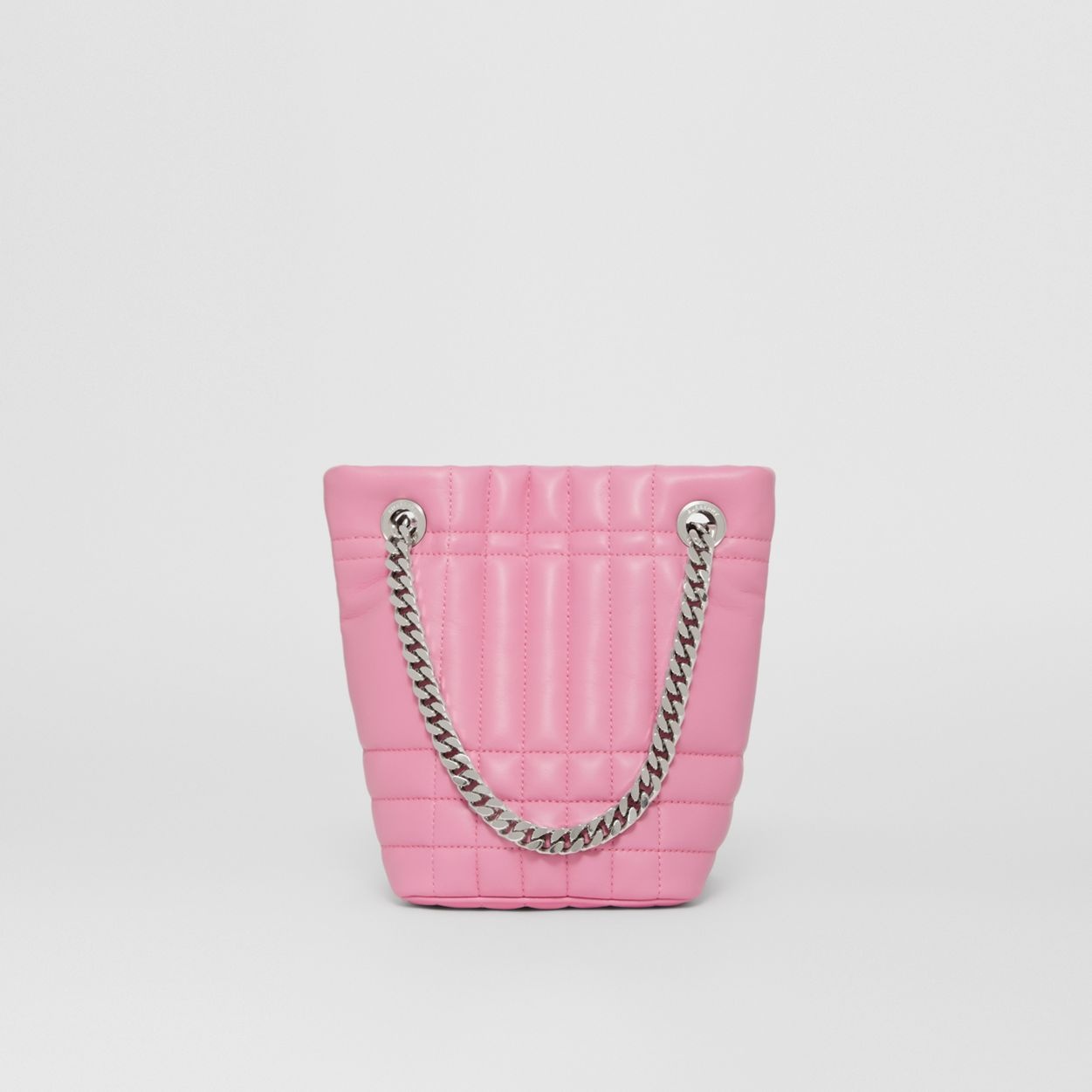 Quilted Leather Mini Lola Bucket Bag - 8