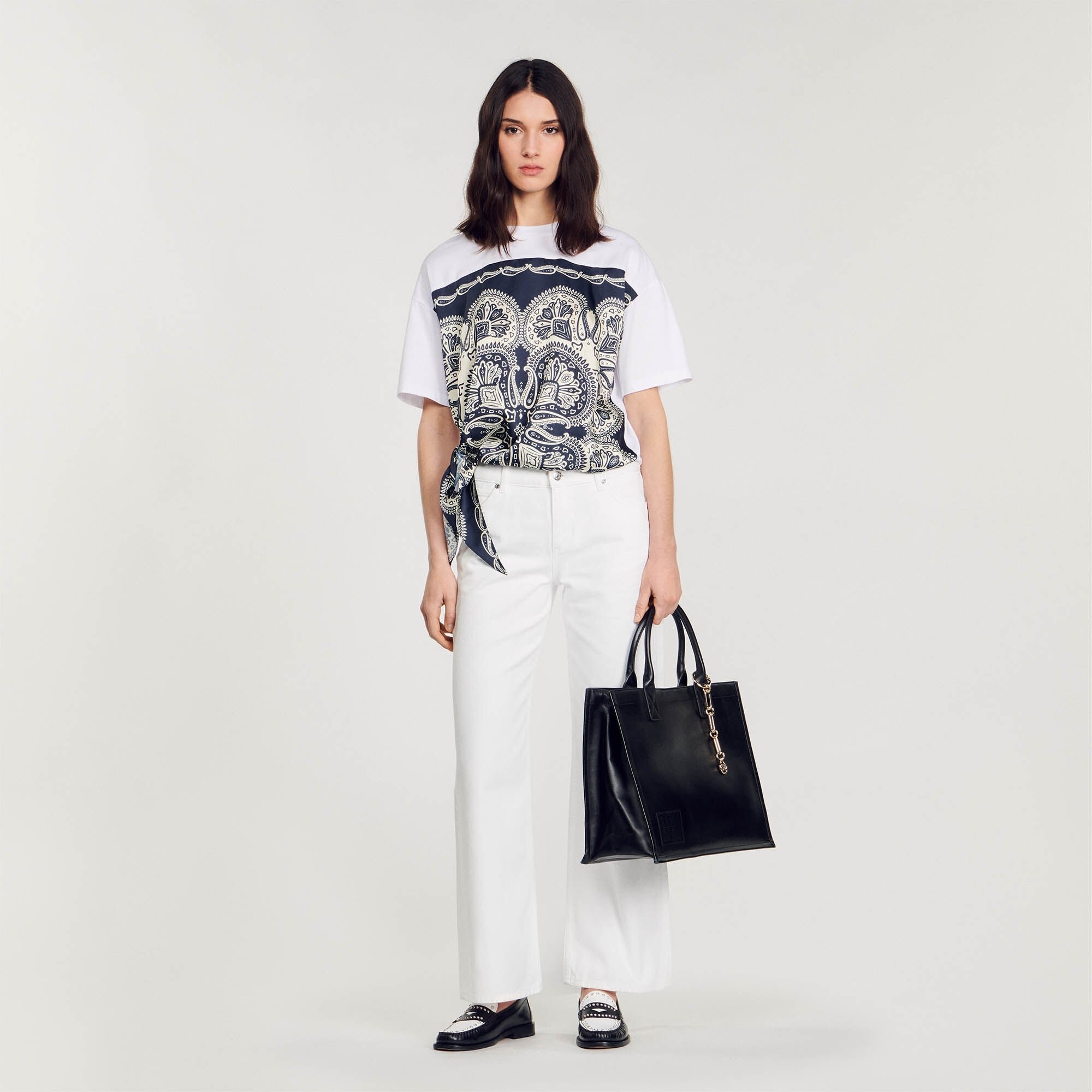 SCARF PRINT T-SHIRT - 2