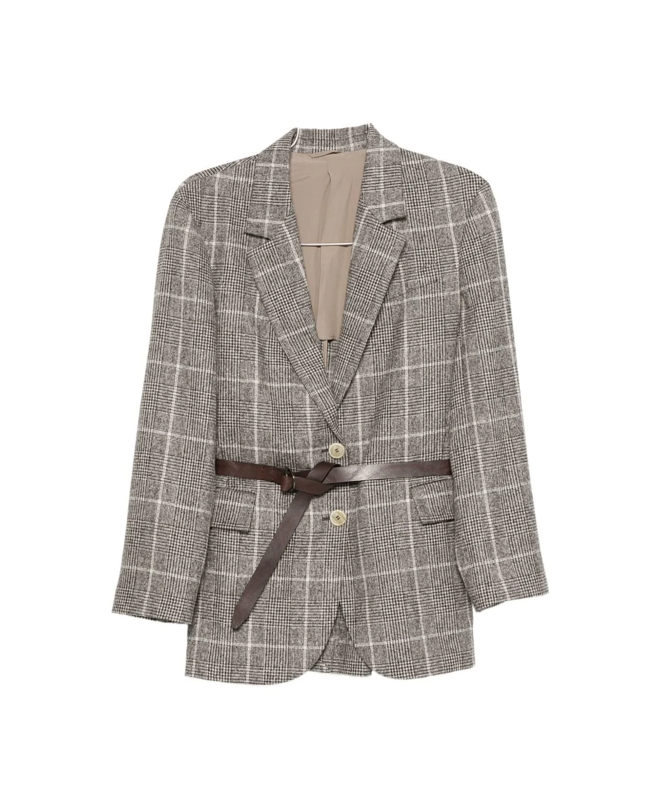 Wool Single-breasted Jacket - 1