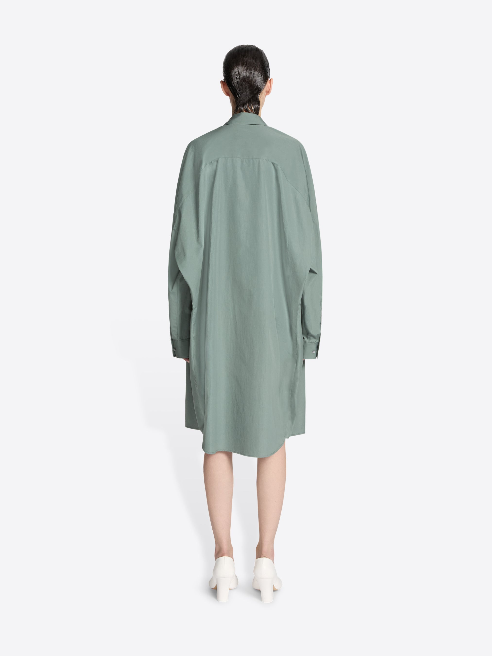 COTTON SHIRT DRESS - 4