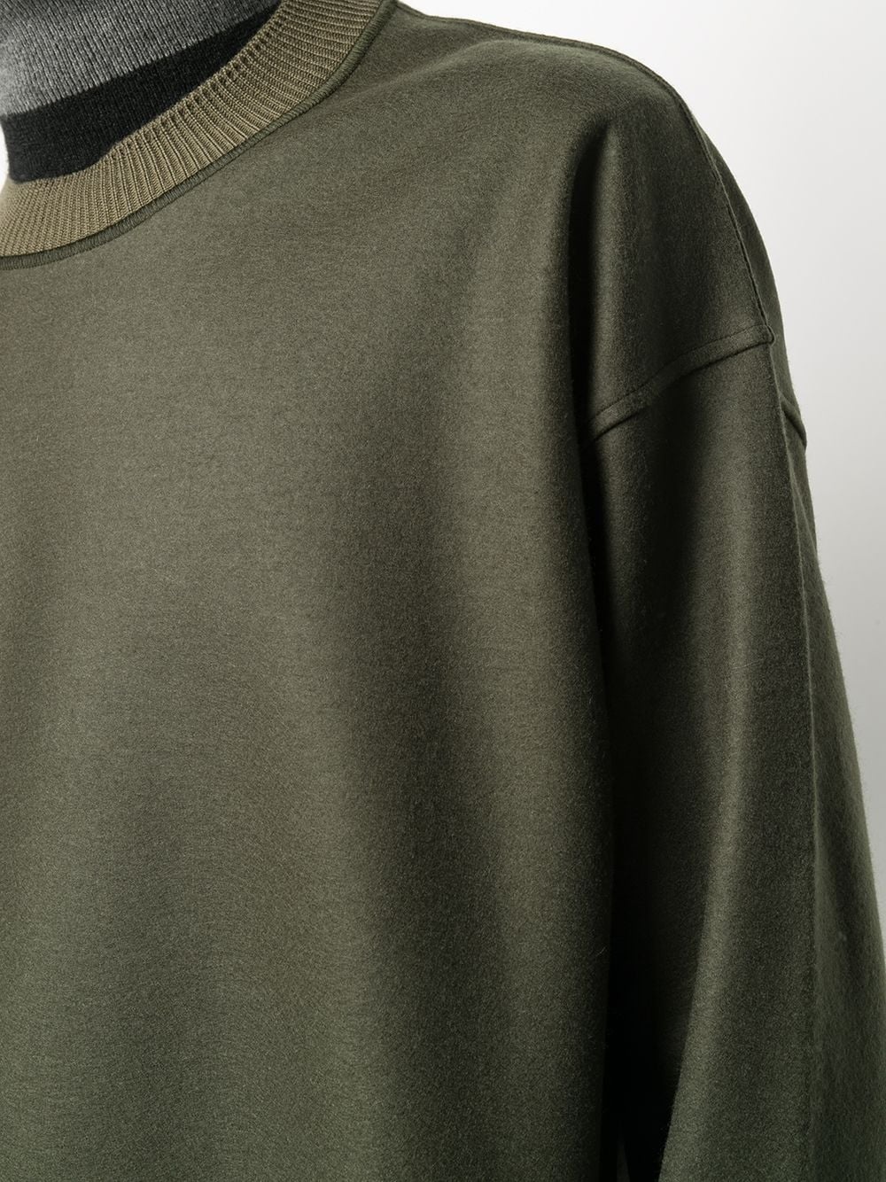 crew neck wool sweatshirt - 5