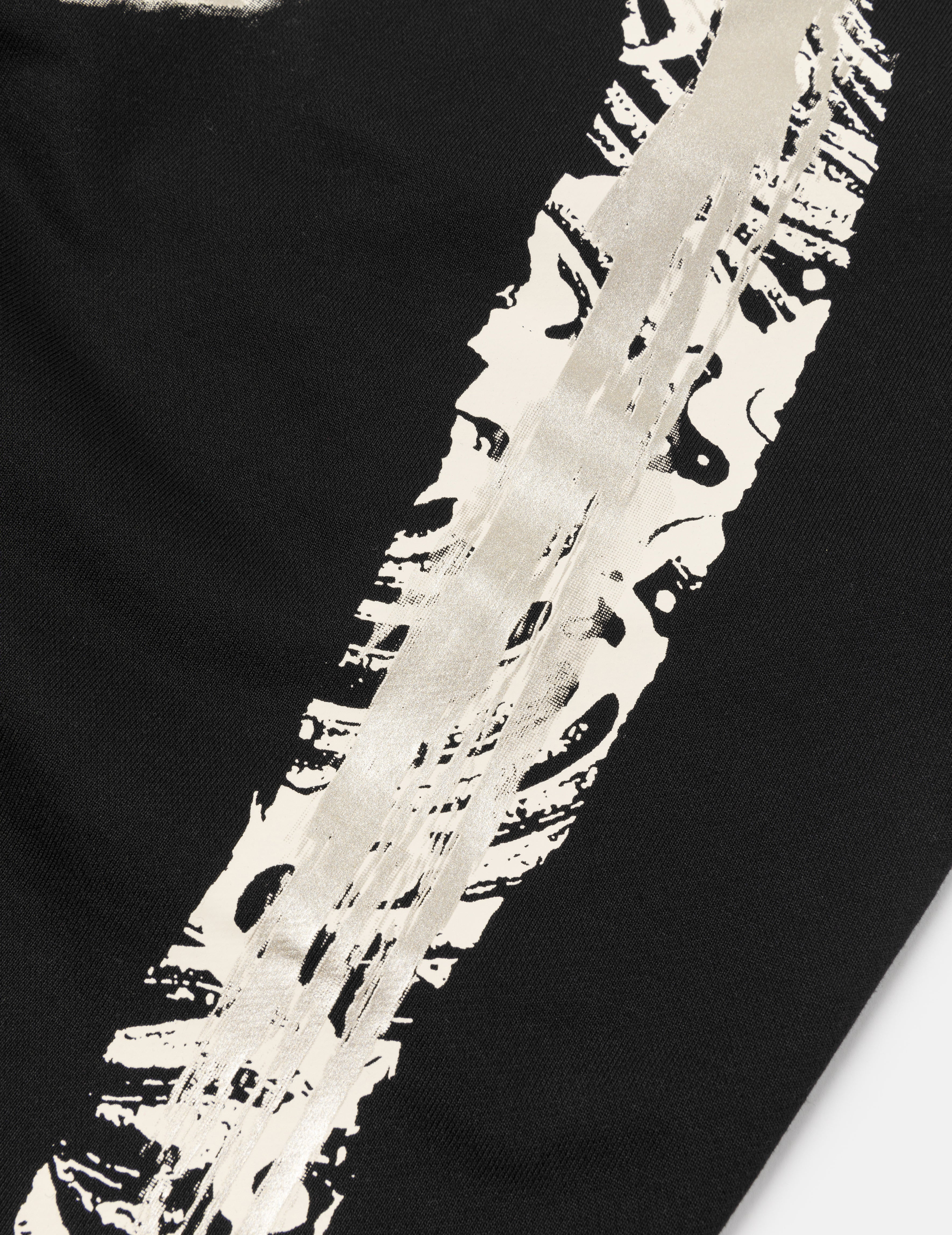 Artistic Brush Daicock Print Regular Fit Sweatshorts - 5