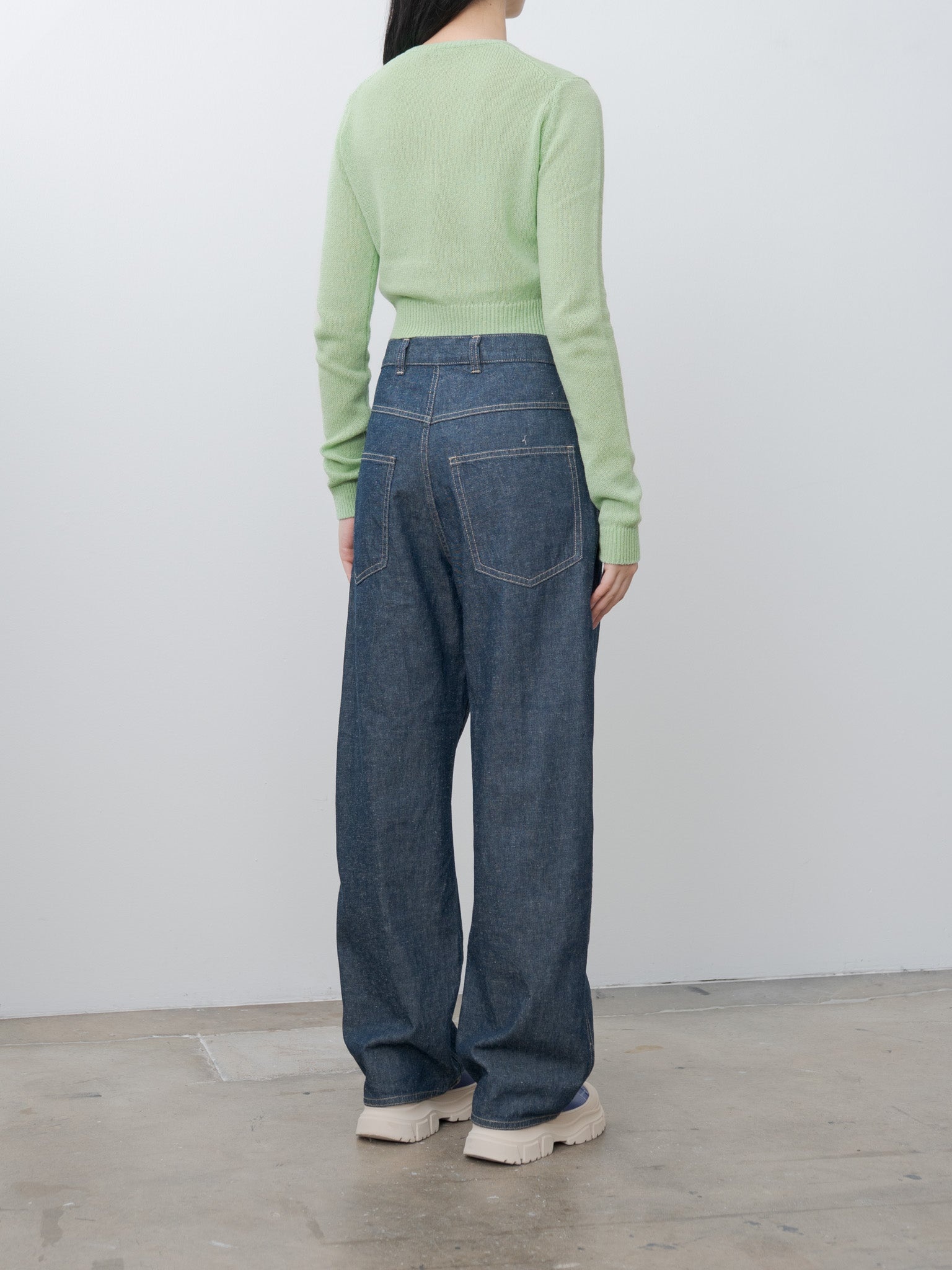 Peggy Denim Trousers - Blue - 7