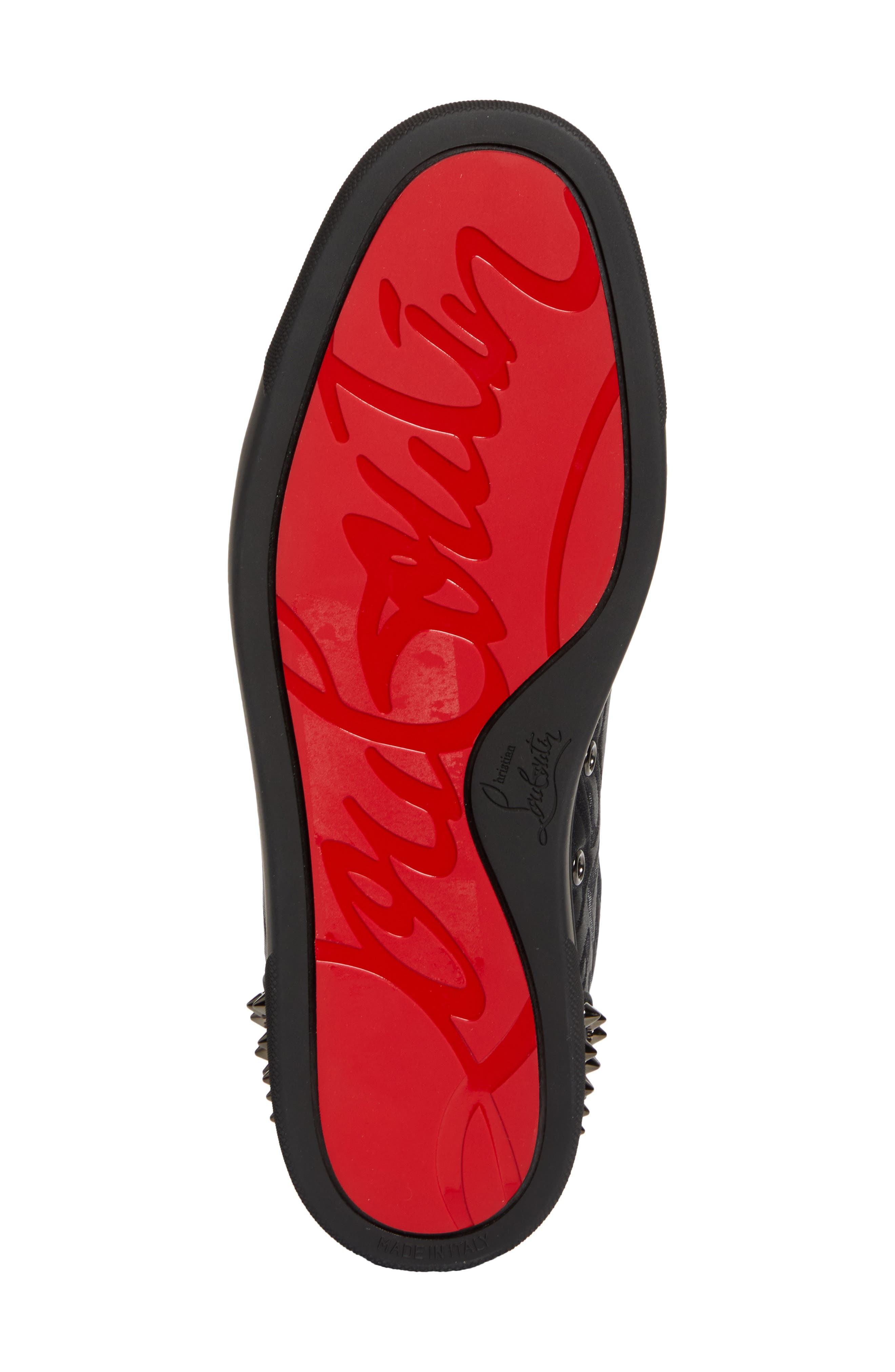 Christian Louboutin Seavaste 2 Orlato Flat Jacquard Sneaker in Black Navy at Nordstrom - 6