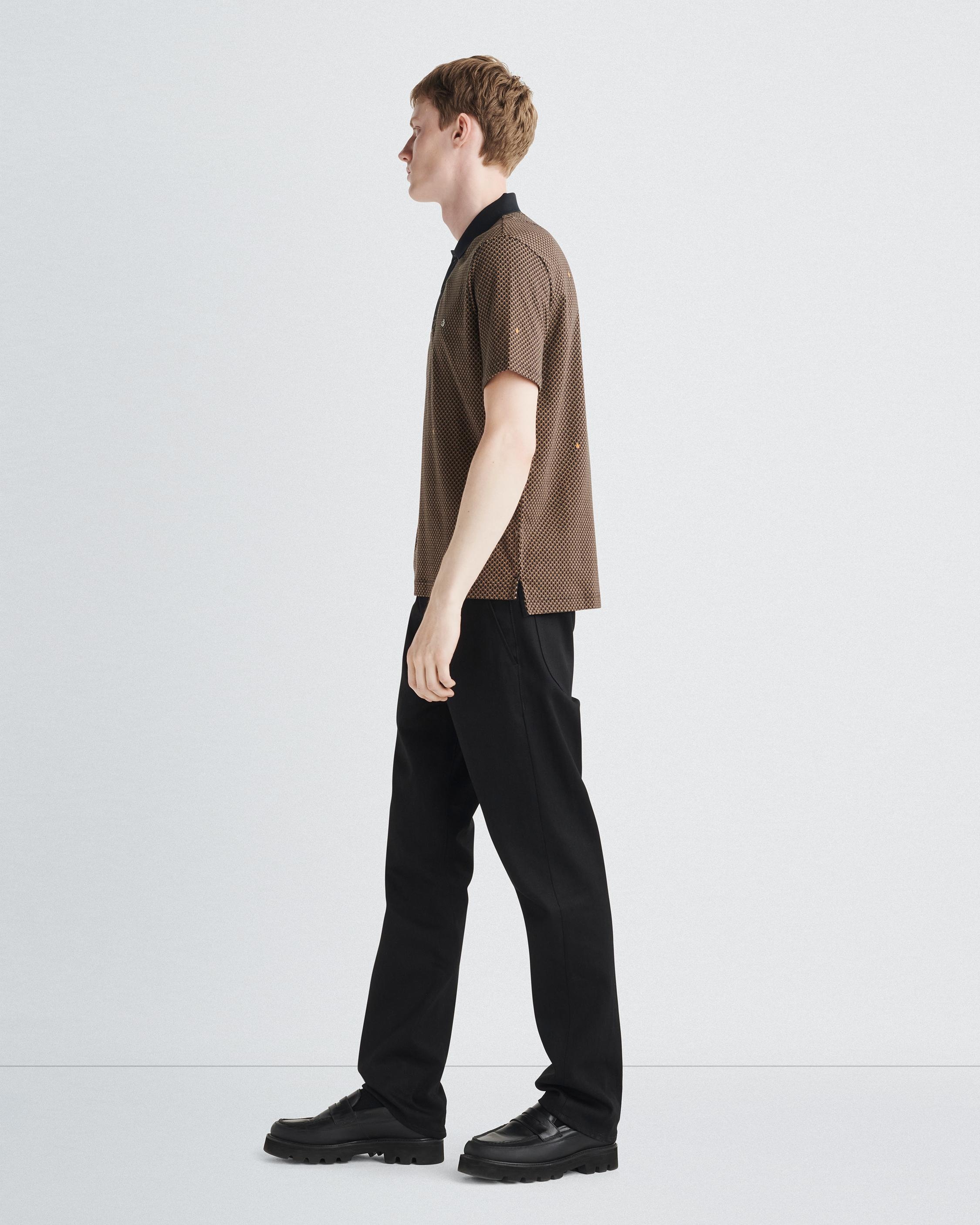 Geo Cotton Interlock Polo
Classic Fit Short Sleeve - 4