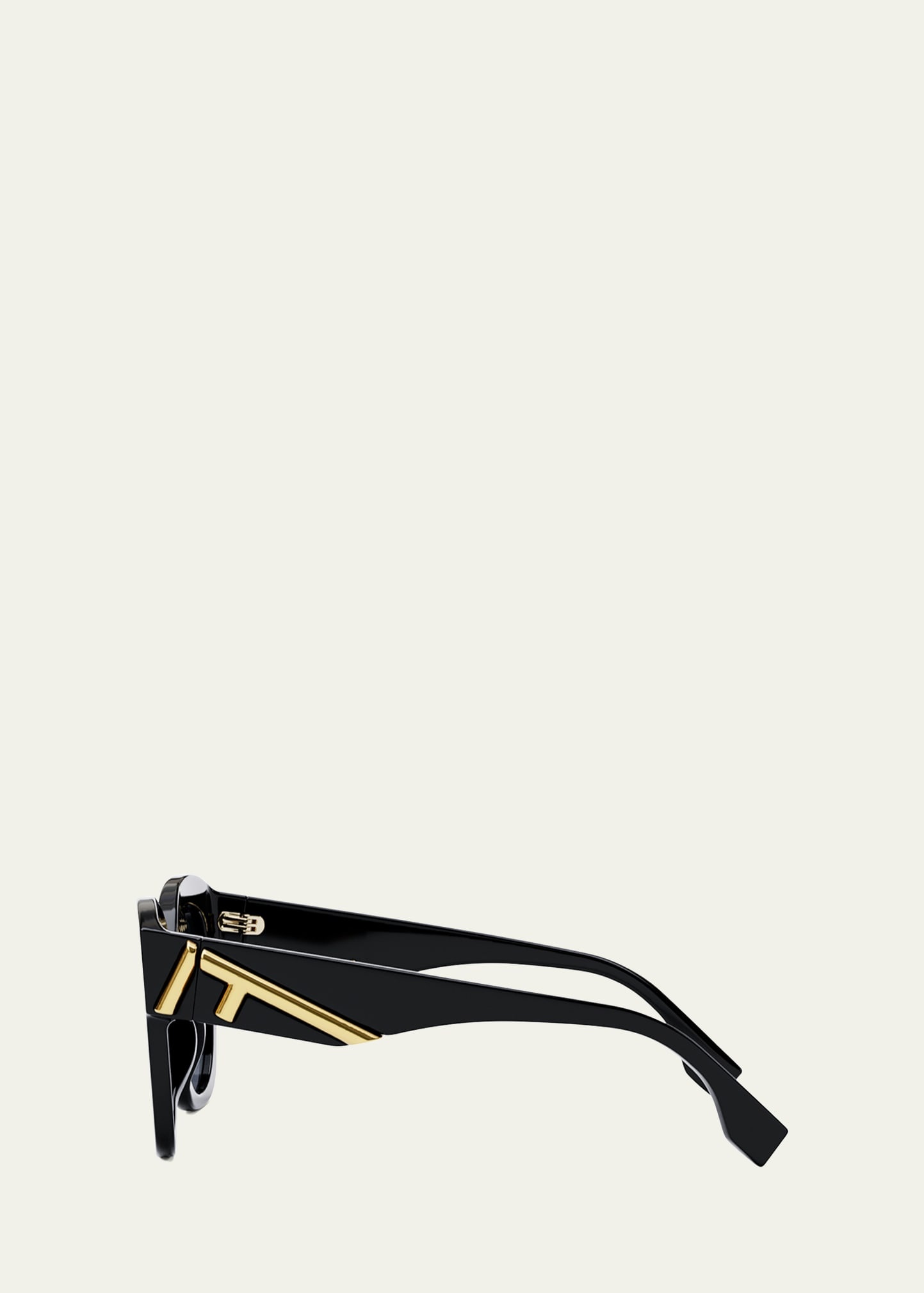Oversized F Logo Acetate Cat-Eye Sunglasses - 3