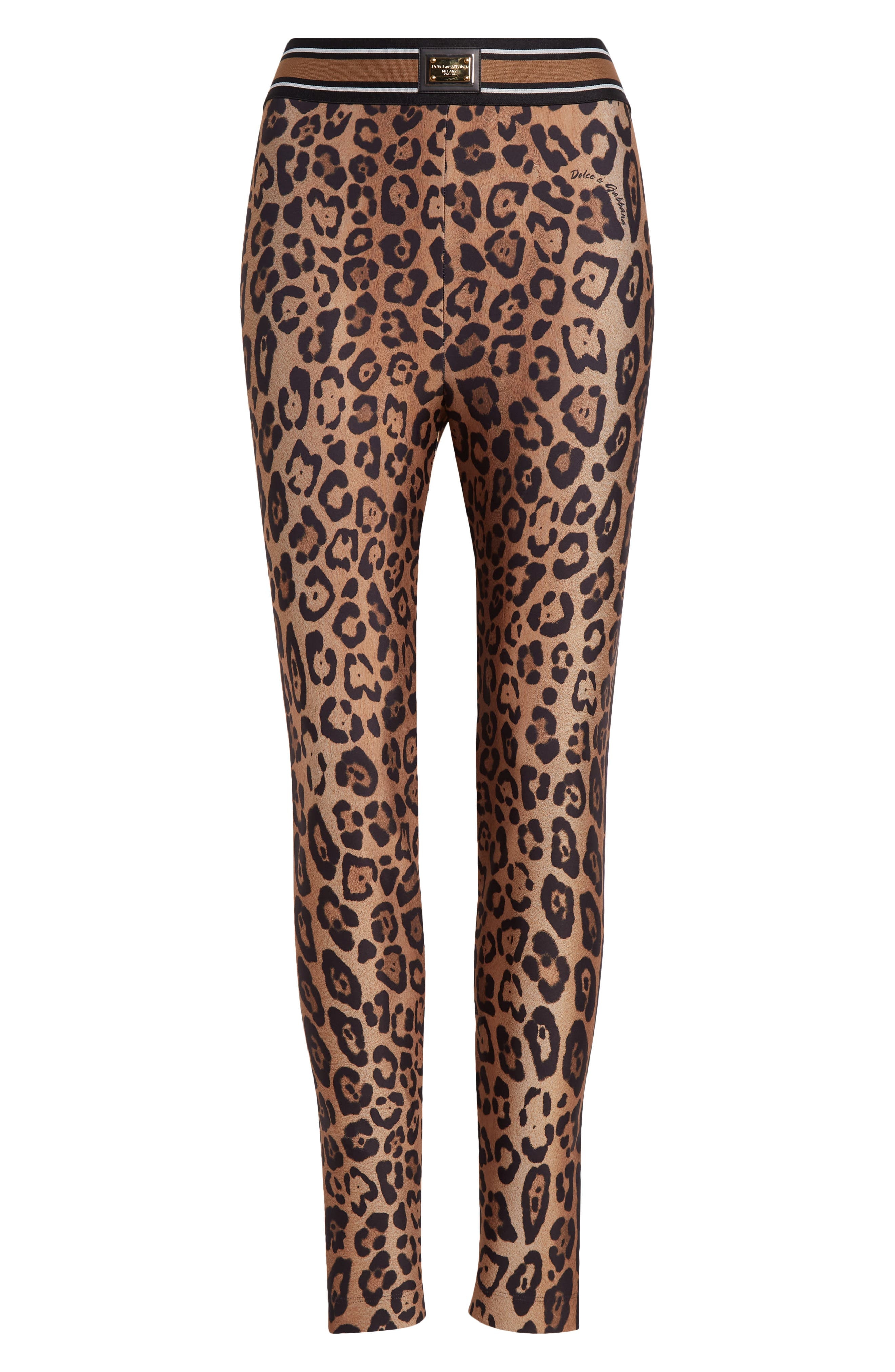 Dolce&Gabbana Leopard Print Leggings at Nordstrom - 6