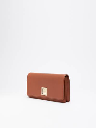 Max Mara BORSETC Leather clutch bag outlook