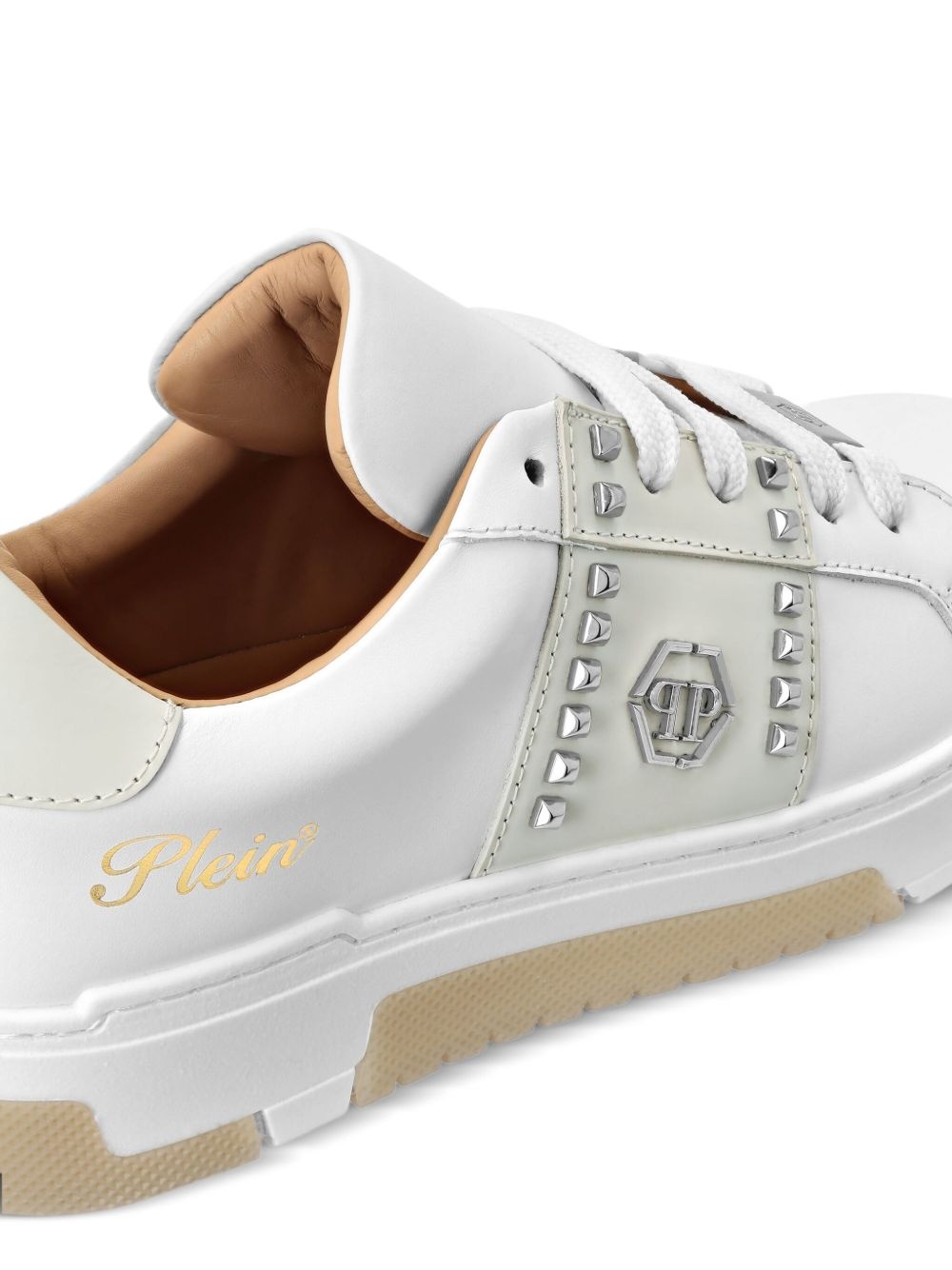 leather sneakers - 4
