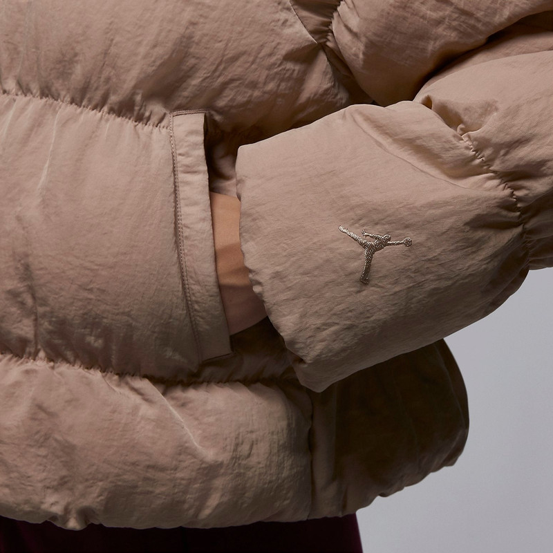 Jordan (WMNS) Air Jordan Puffer Jacket 'Desert' FB5150-277 outlook