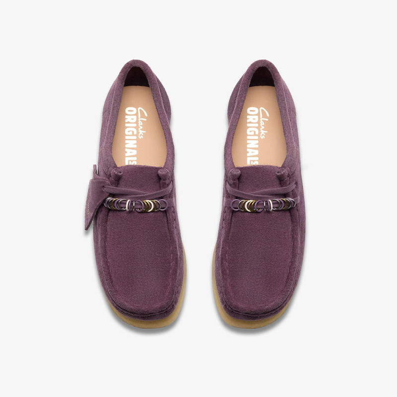 Wallabee Plum Suede 7