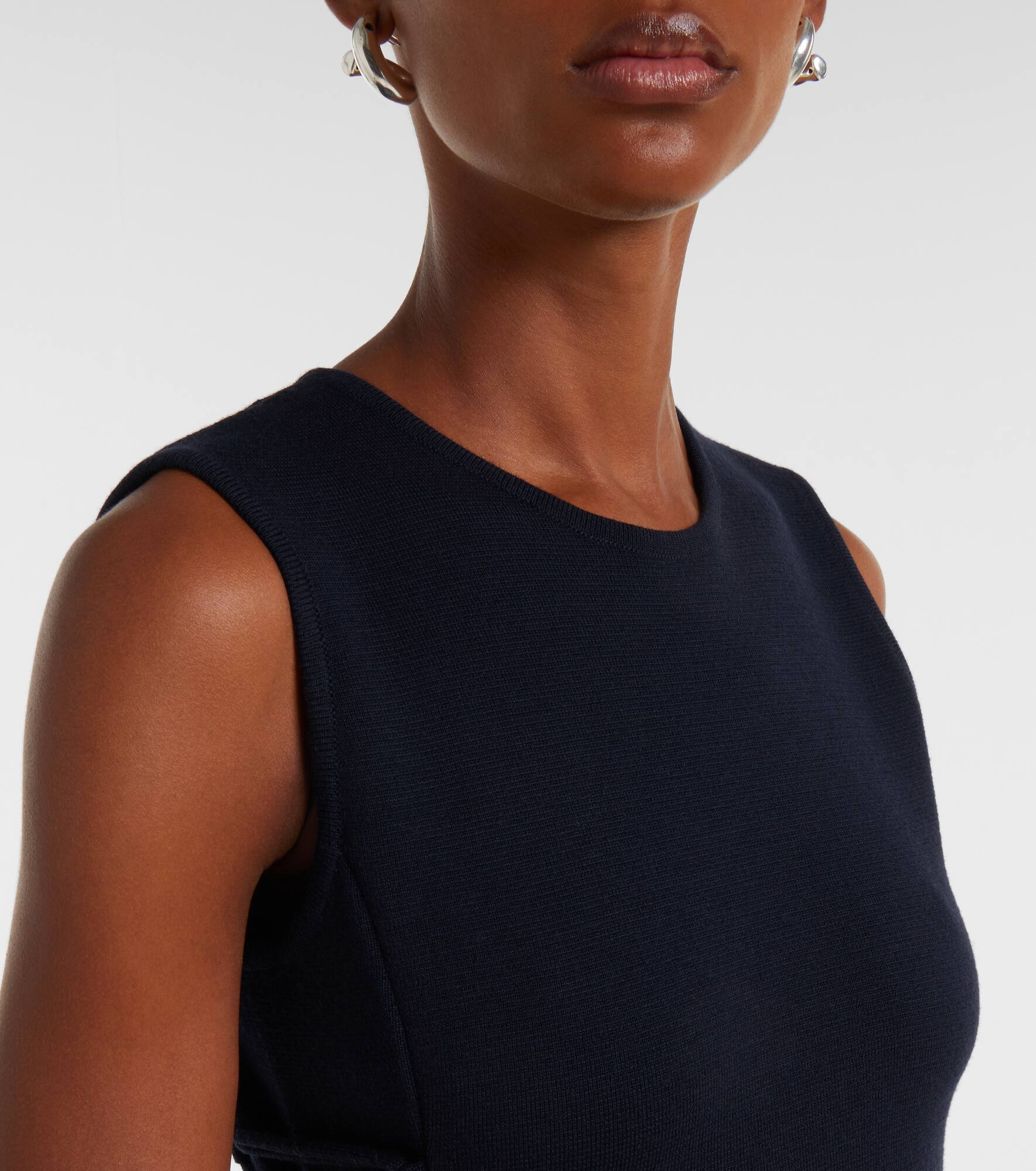 Delfi virgin wool midi dress - 4