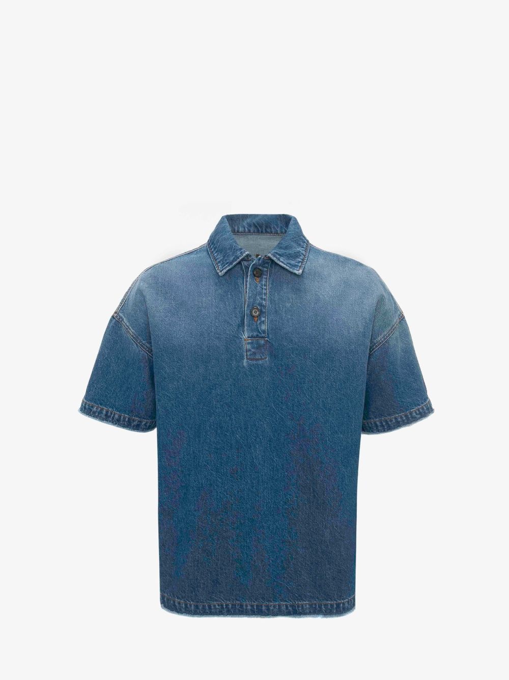 DENIM POLO SHIRT - 1