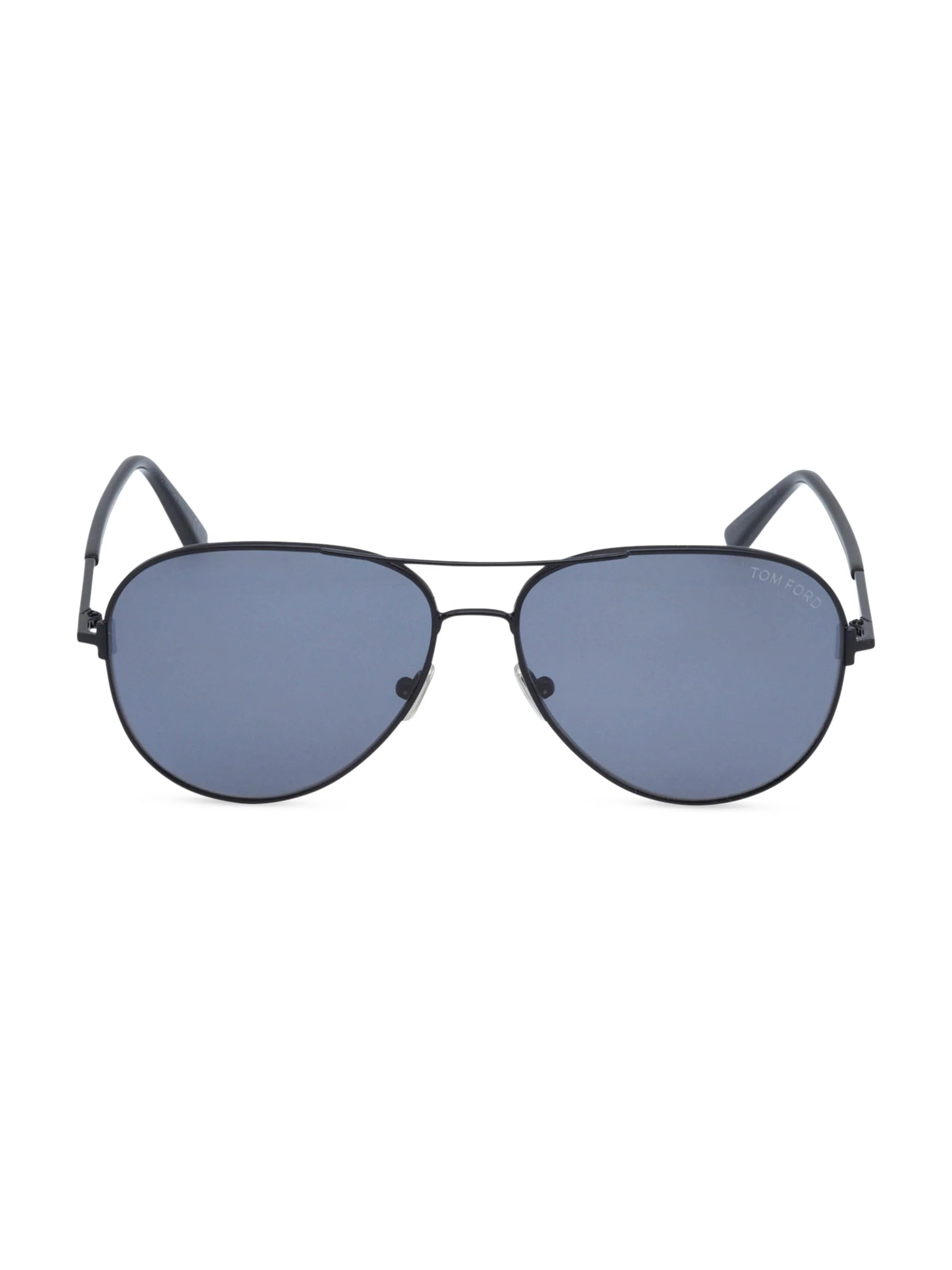 Men's Clark 59MM Pilot Sunglasses - Black Blue - 1