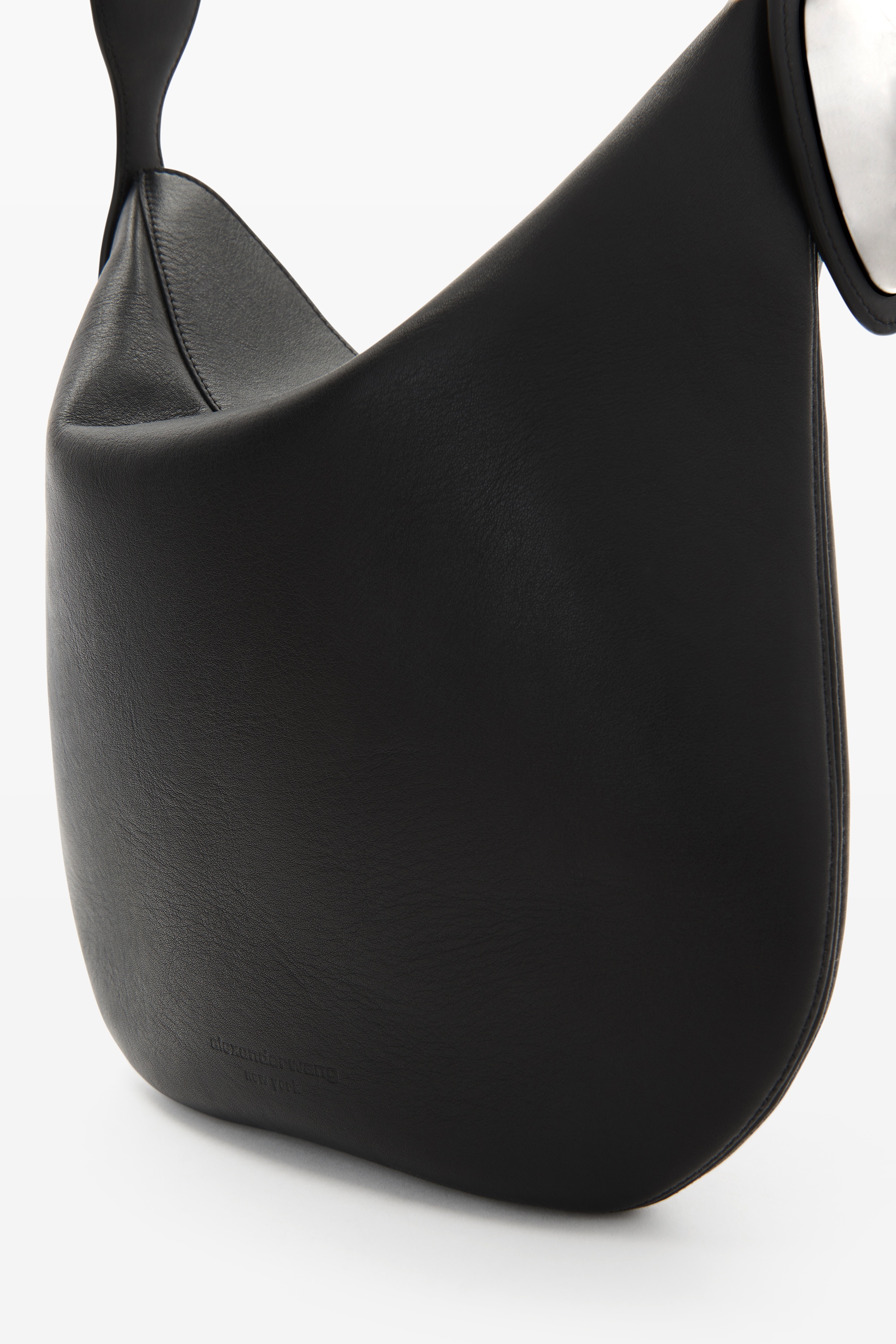 DOME HOBO BAG IN SMOOTH COW LEATHER - 6