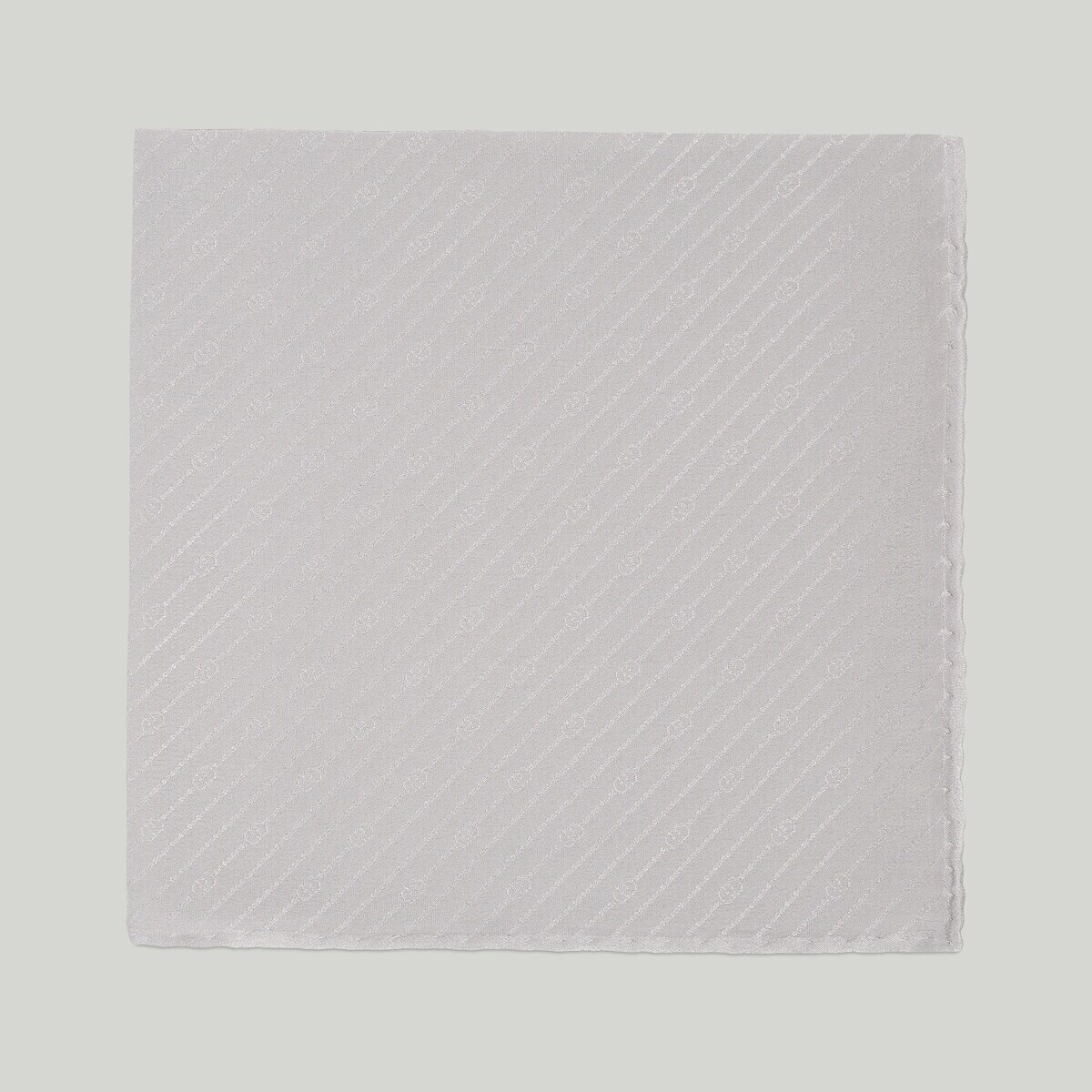 Interlocking G silk pocket square - 2