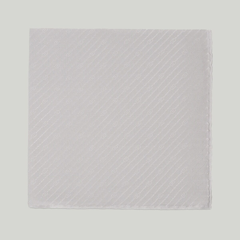 GUCCI Interlocking G silk pocket square outlook
