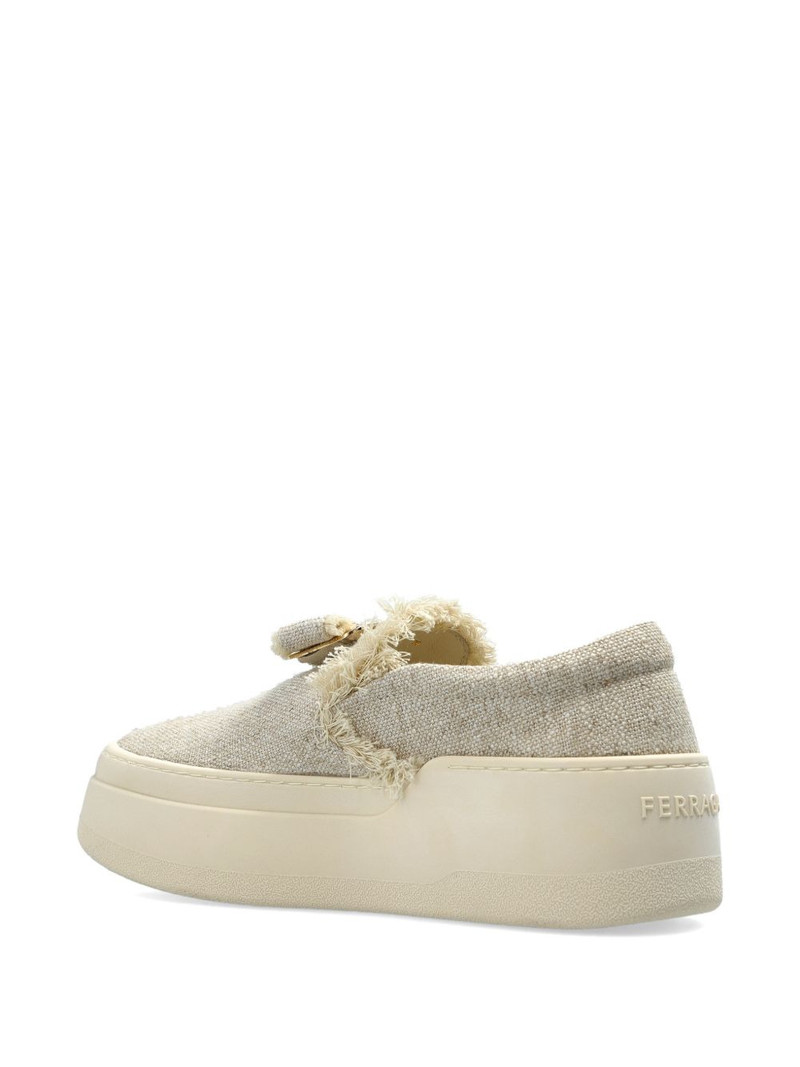 fringed logo-plaque sneakers 3