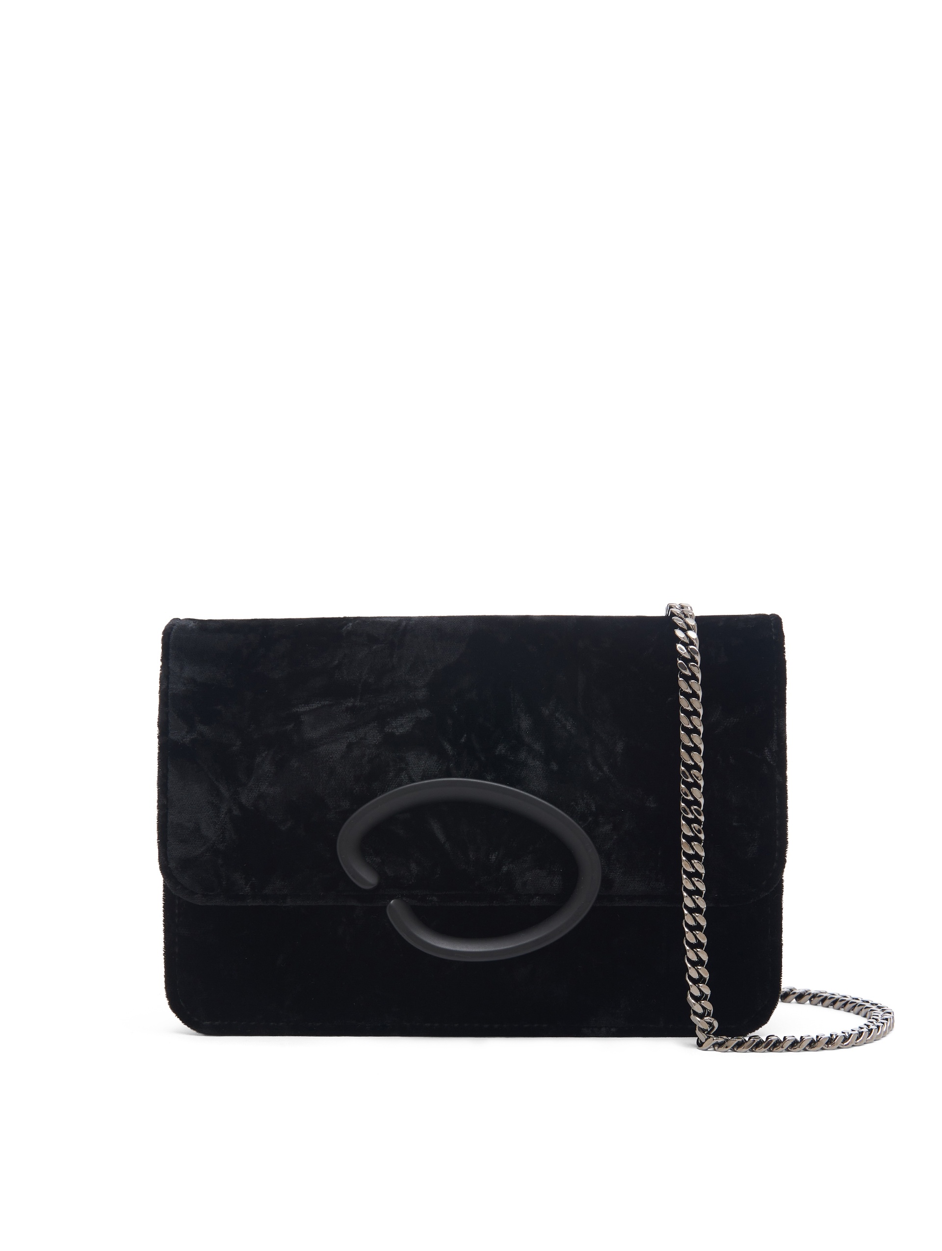 CRUSHED VELVET O POCHETTE - 1