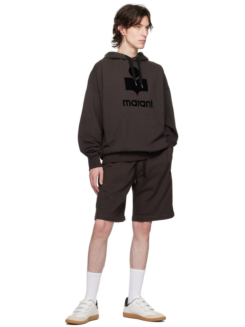 Isabel Marant Black Flocked Shorts outlook