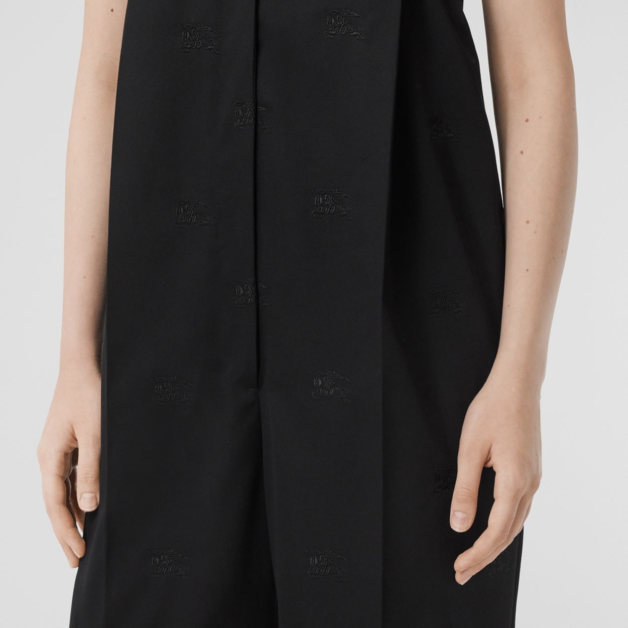 Embroidered EKD Tailored Wool Jumpsuit - 5