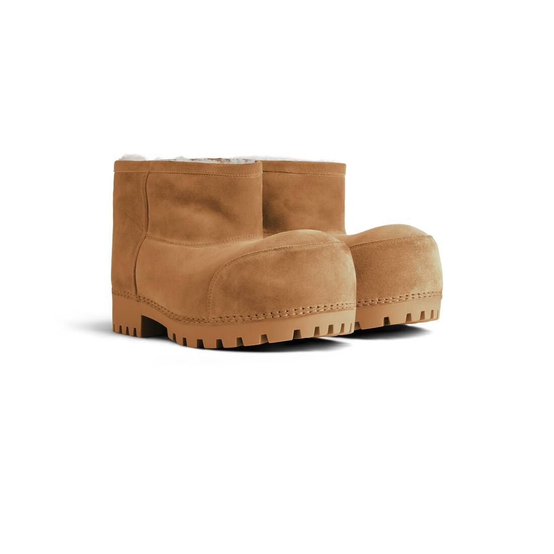 Women's Alaska Fur Bootie in Brown - 2