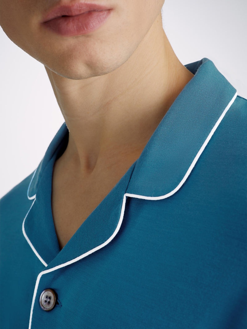 Men's Pyjamas Basel Micro Modal Stretch Ocean - 5