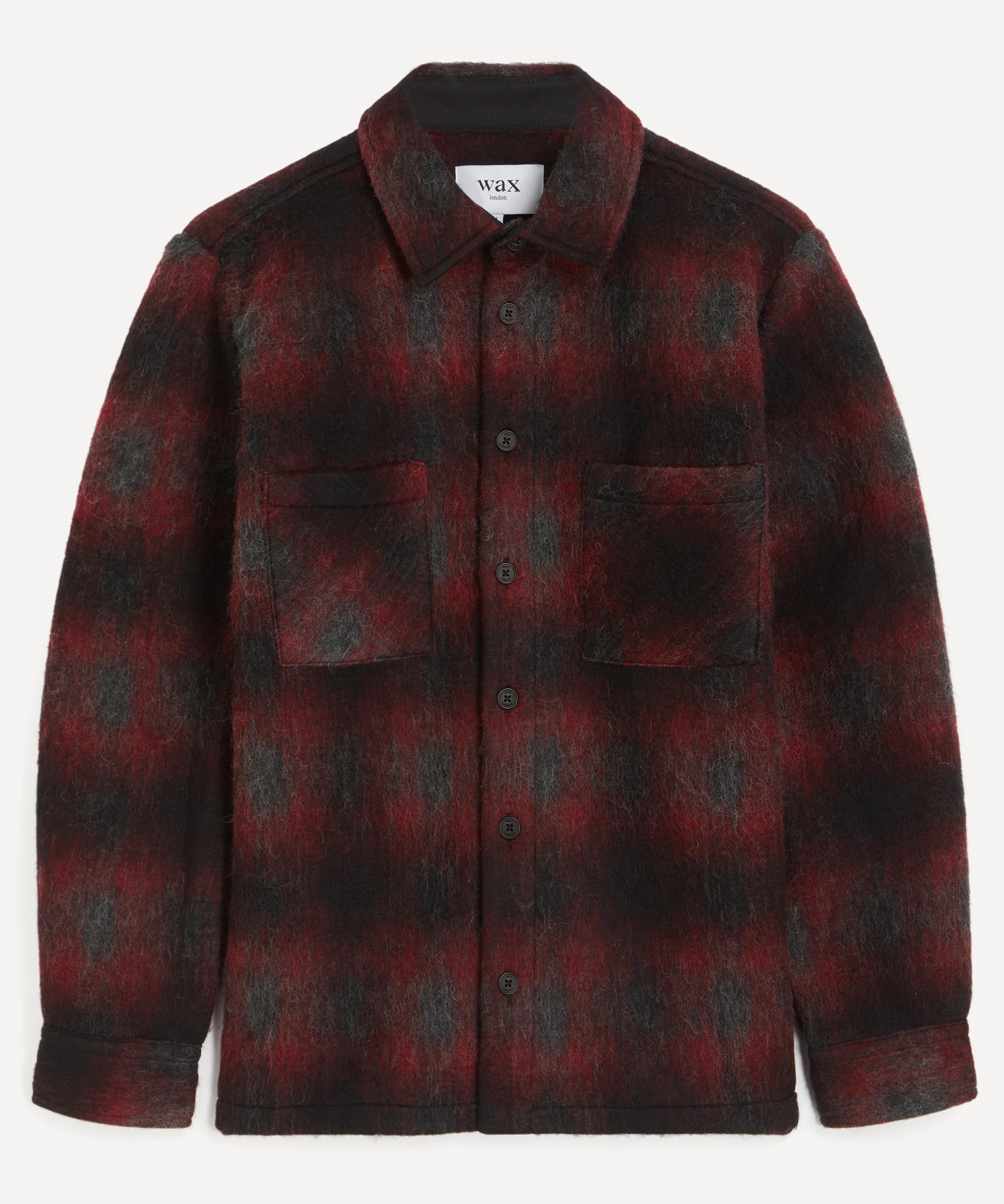 Whiting Overshirt in Elm Wool-Blend Check - 1
