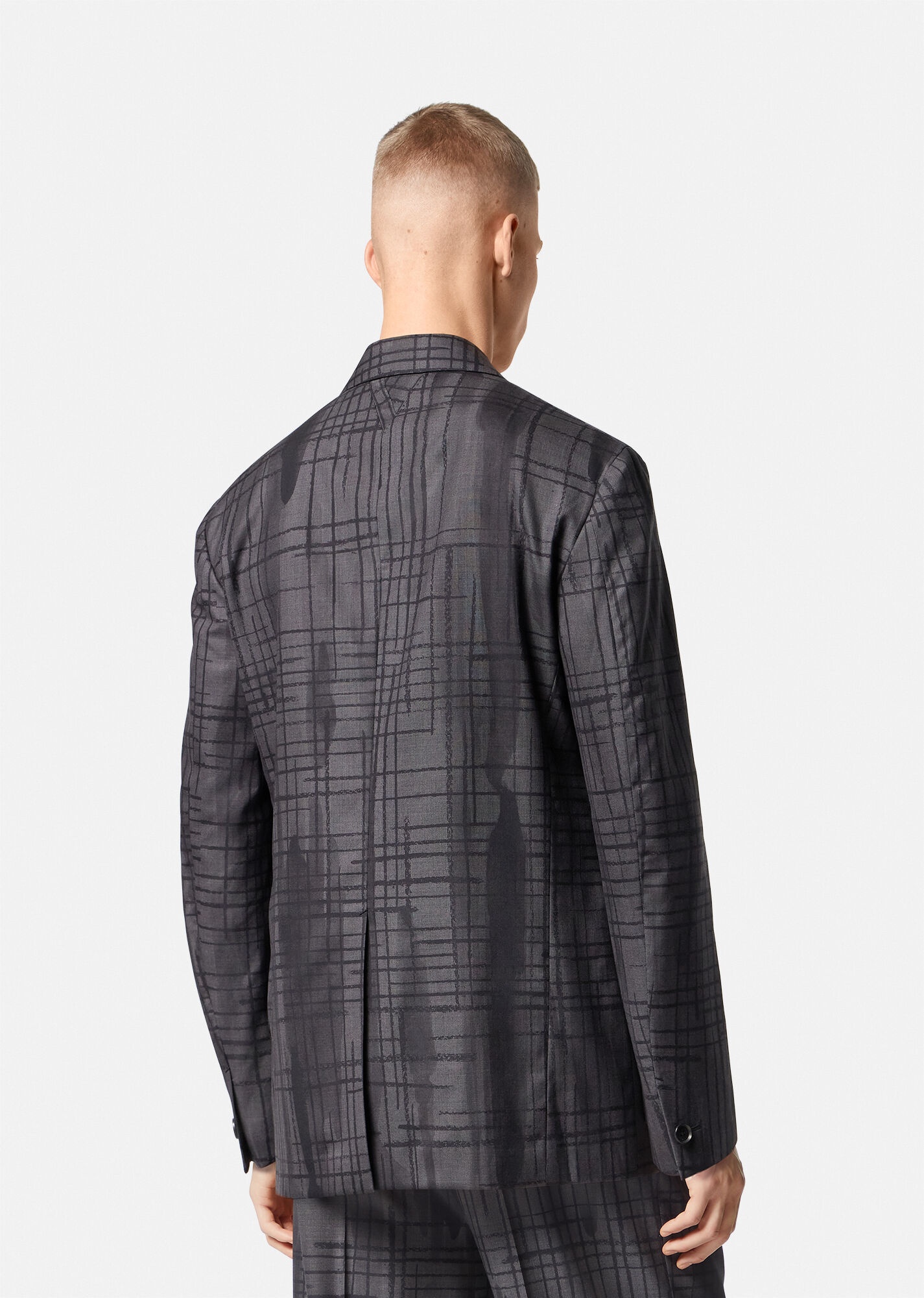 Metropolitano Check Wool Blazer - 4