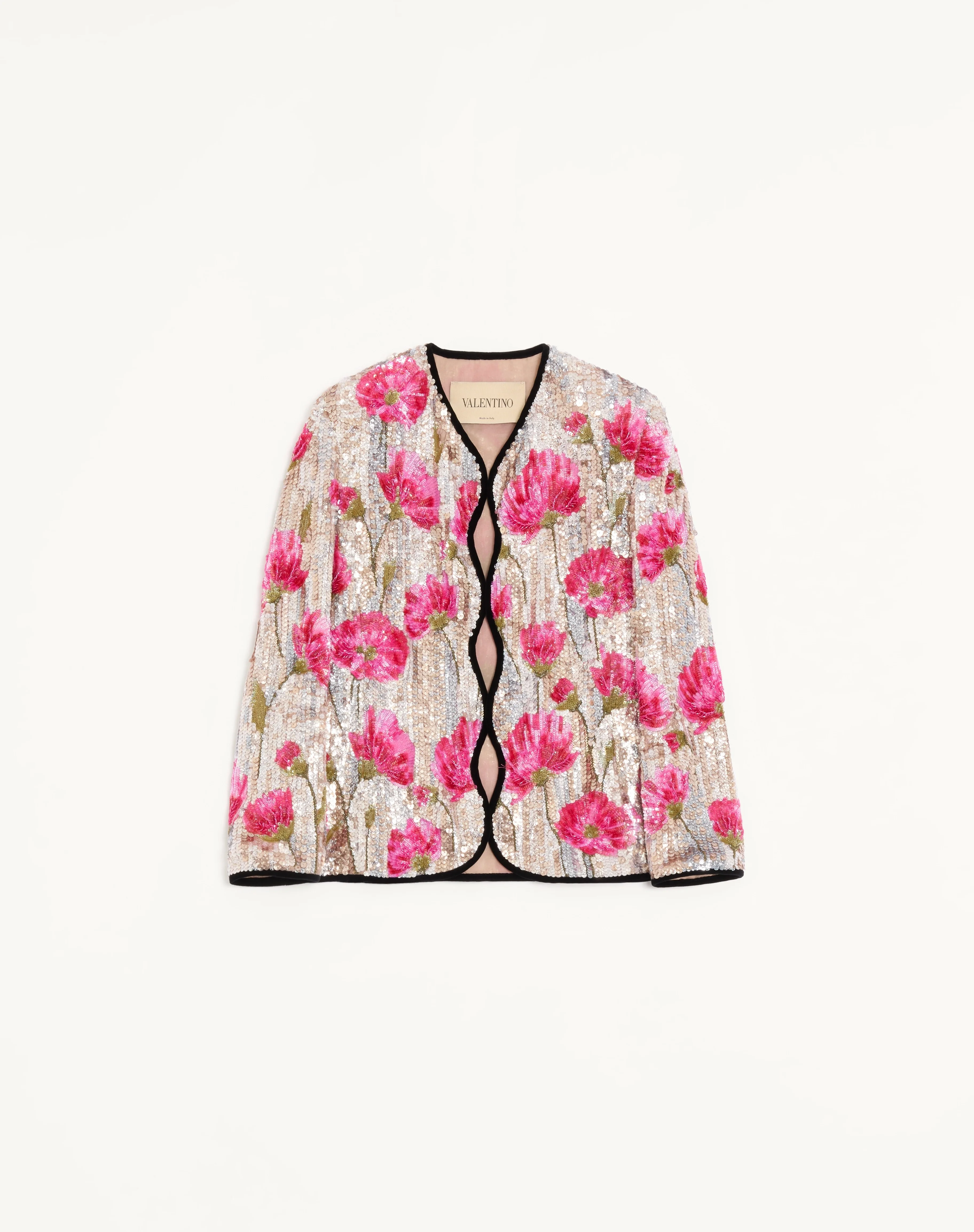 EMBROIDERED ORGANZA JACKET - 1