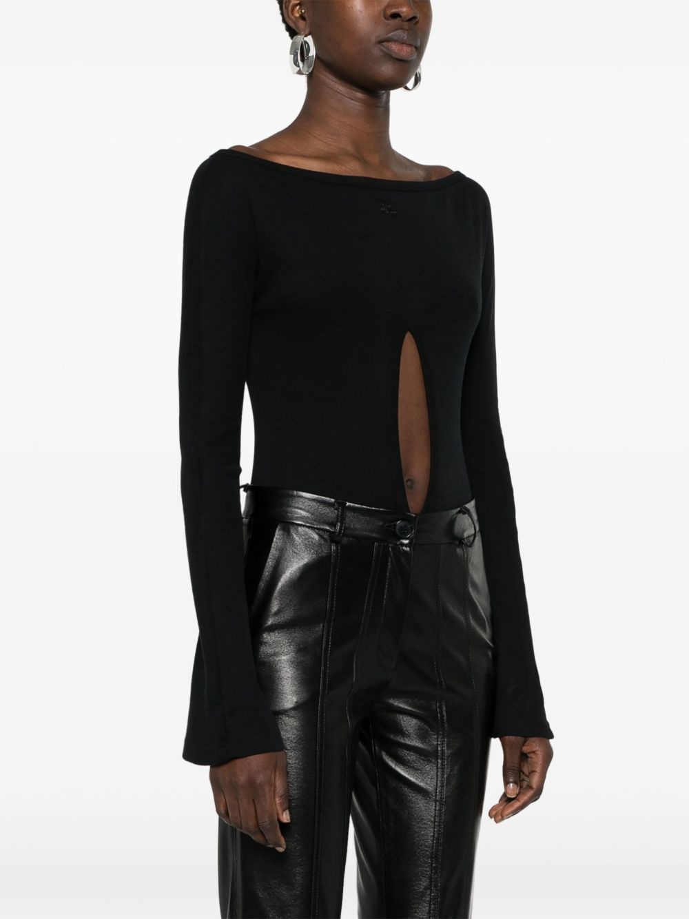 cut-out bodysuit - 3