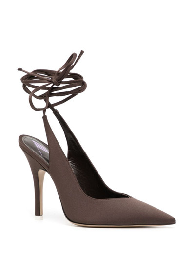 THE ATTICO Venus 105mm slingback pumps outlook