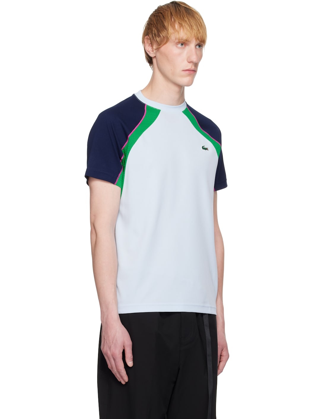 Blue Ultra Dry Colorblock Tennis T-shirt - 2