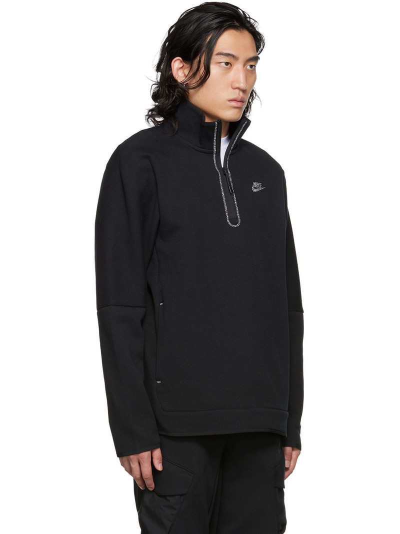 Black Sportswear Half-Zip Sweatshirt 2