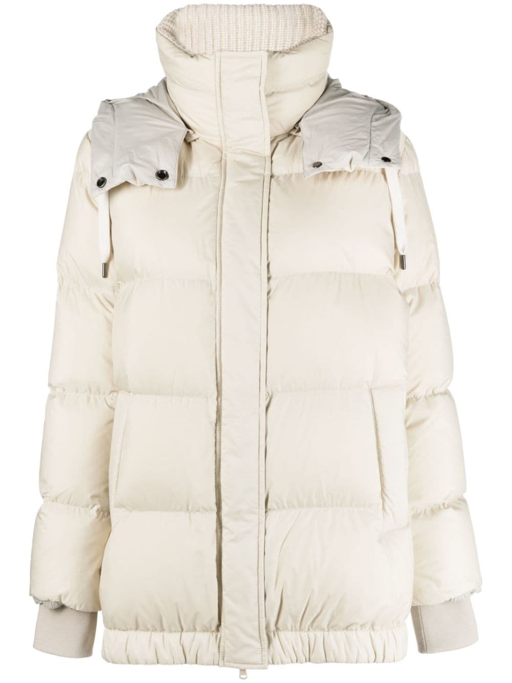 hooded padded jacket - 1