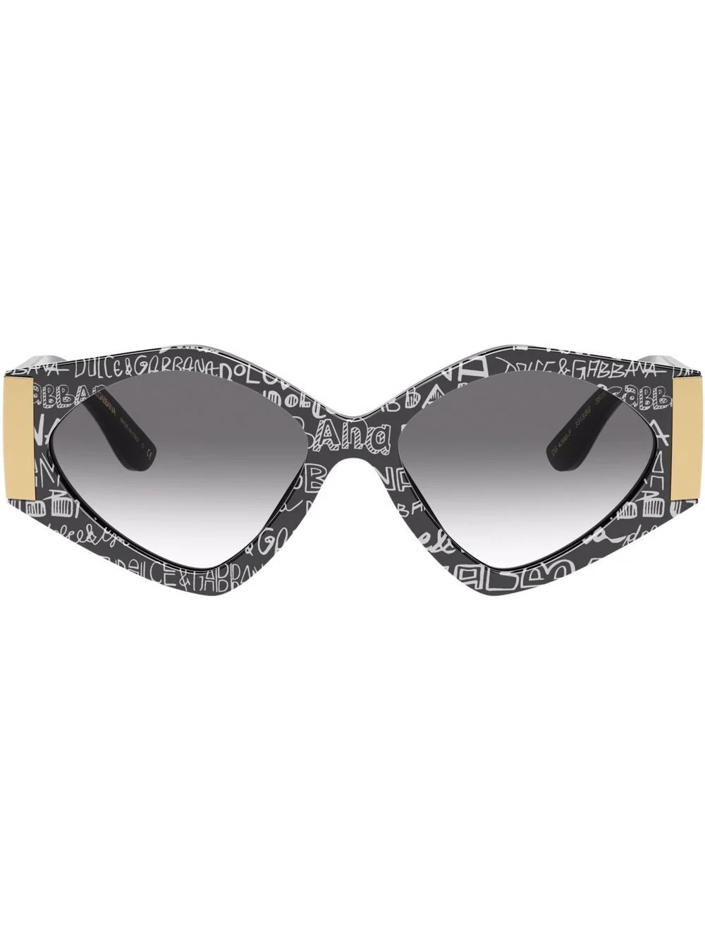 modern print graffiti sunglasses - 1