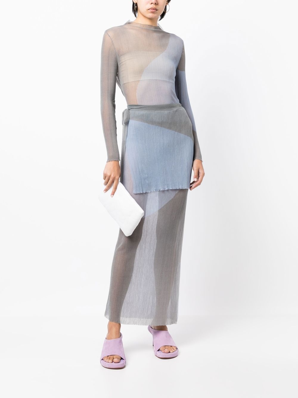 Watercolor long-sleeve top - 3