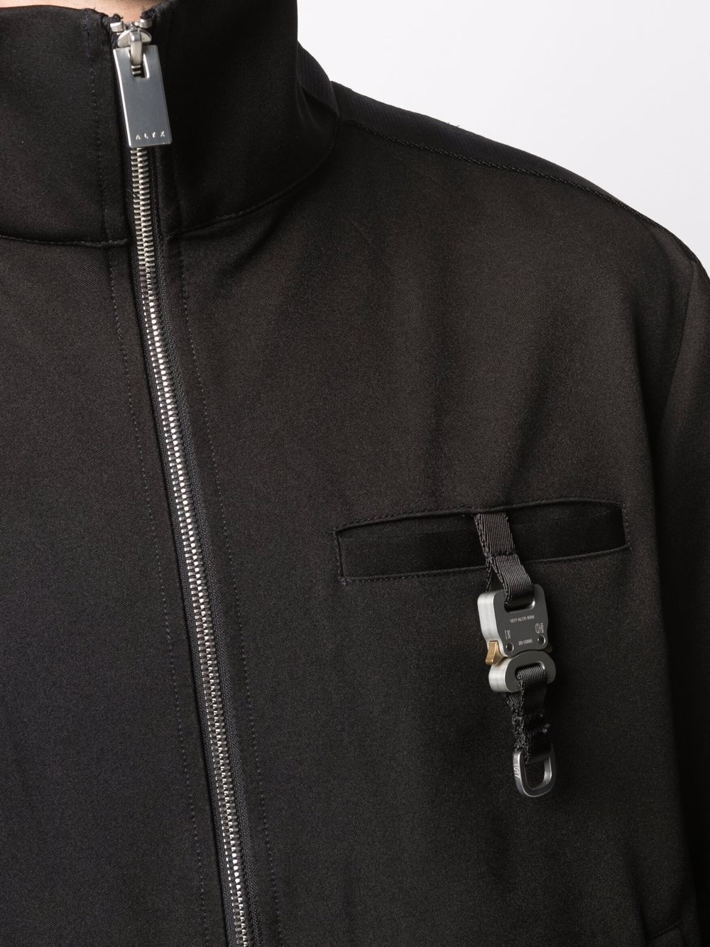 buckle-detail zip-up track jacket - 5