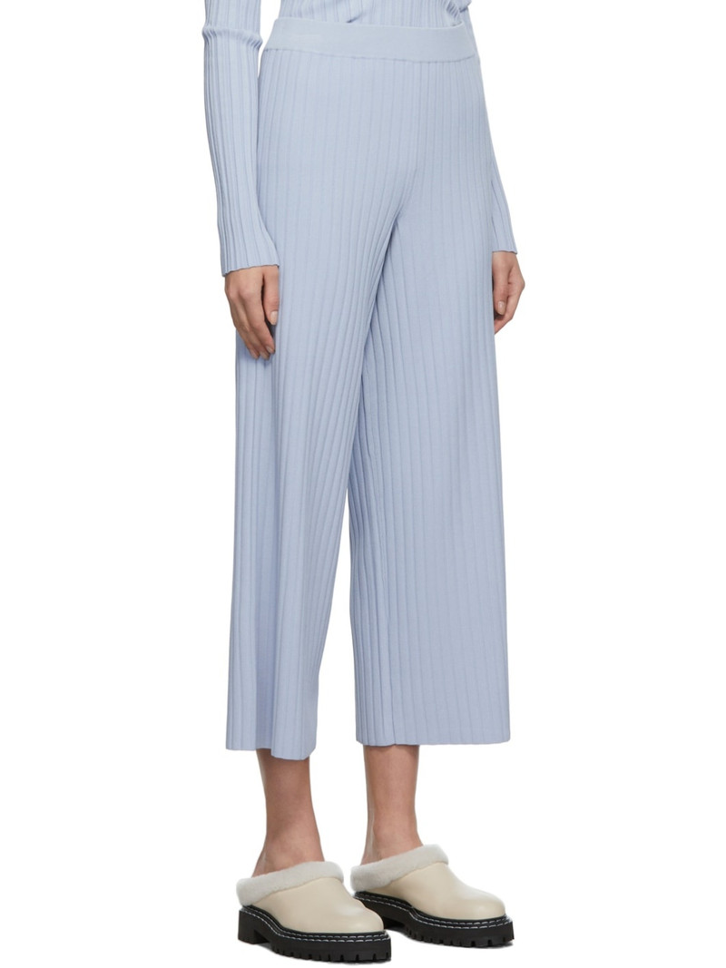 Blue Proenza Schouler White Label Lightweight Rib Knit Lounge Pants 2