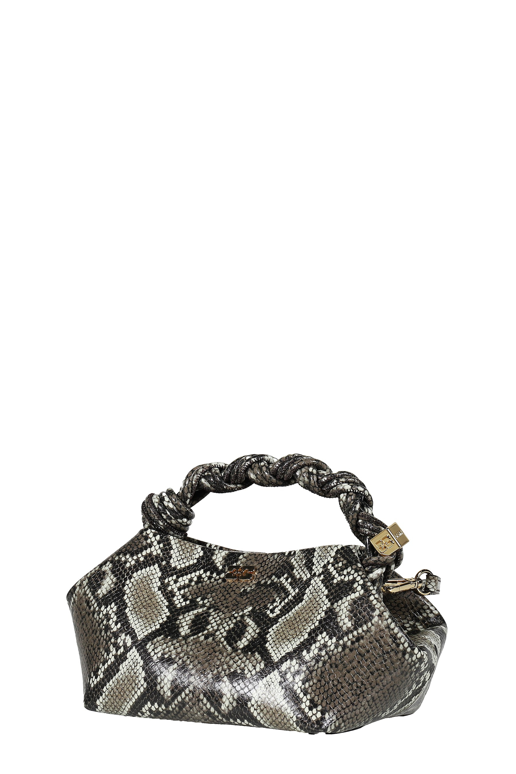 GANNI BOU BAG SMALL SNAKE / EGRET - 6