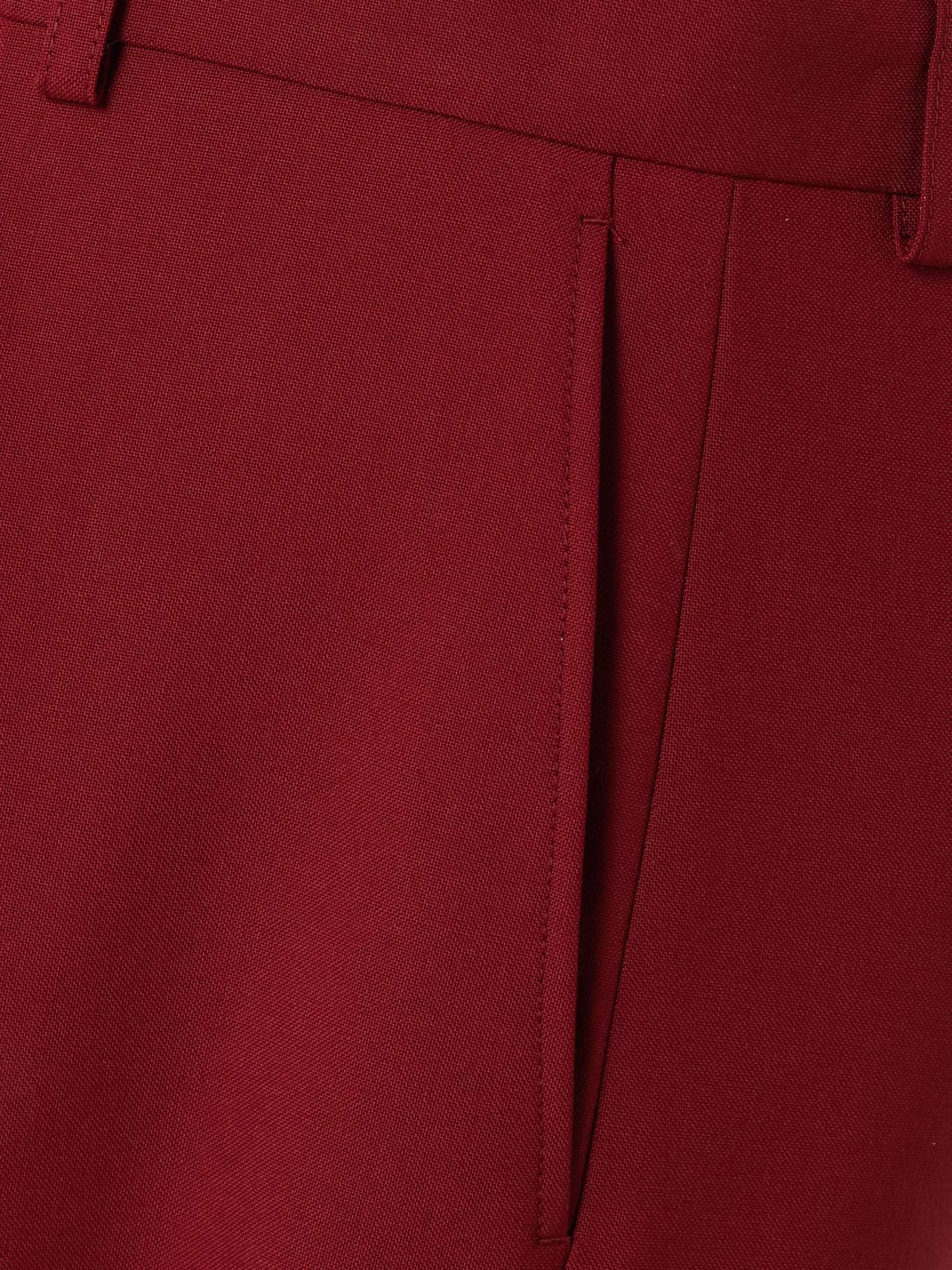 Wool-crepe wide-leg pants - 4
