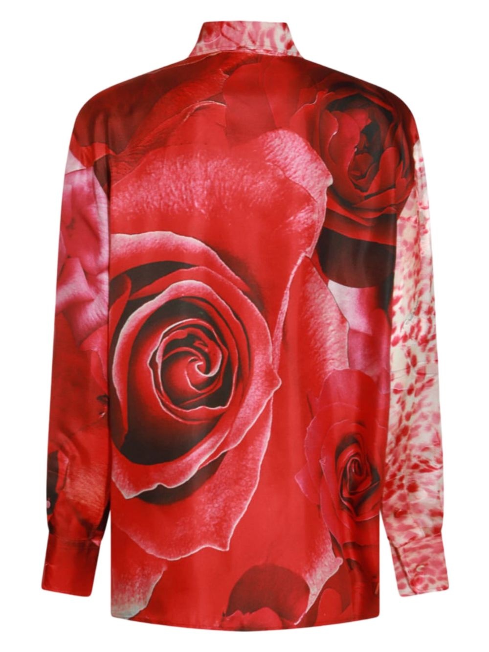 mix-print shirt - 2