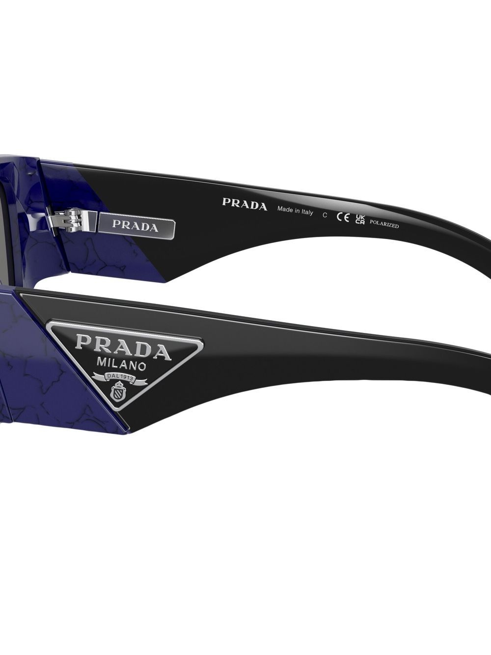 square-frame logo sunglasses - 3