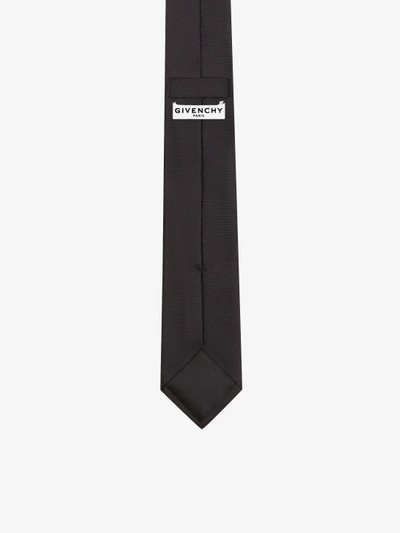 Givenchy Givenchy embroidered tie in silk outlook