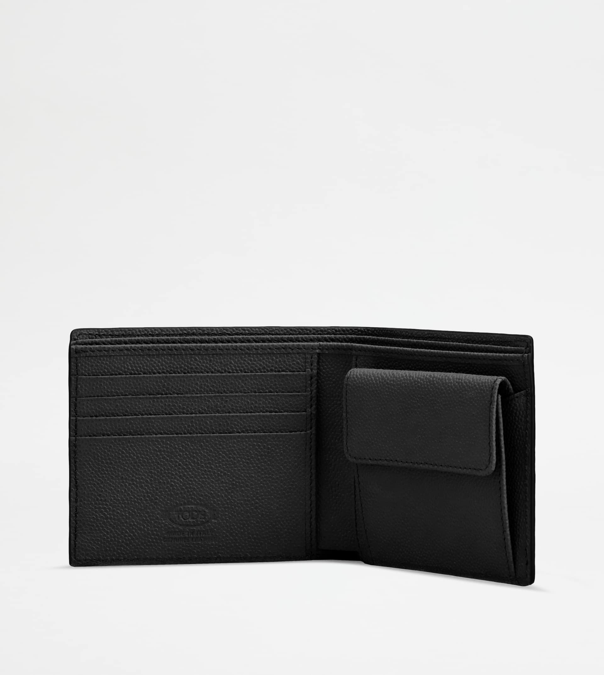 WALLET IN LEATHER - BLACK - 4